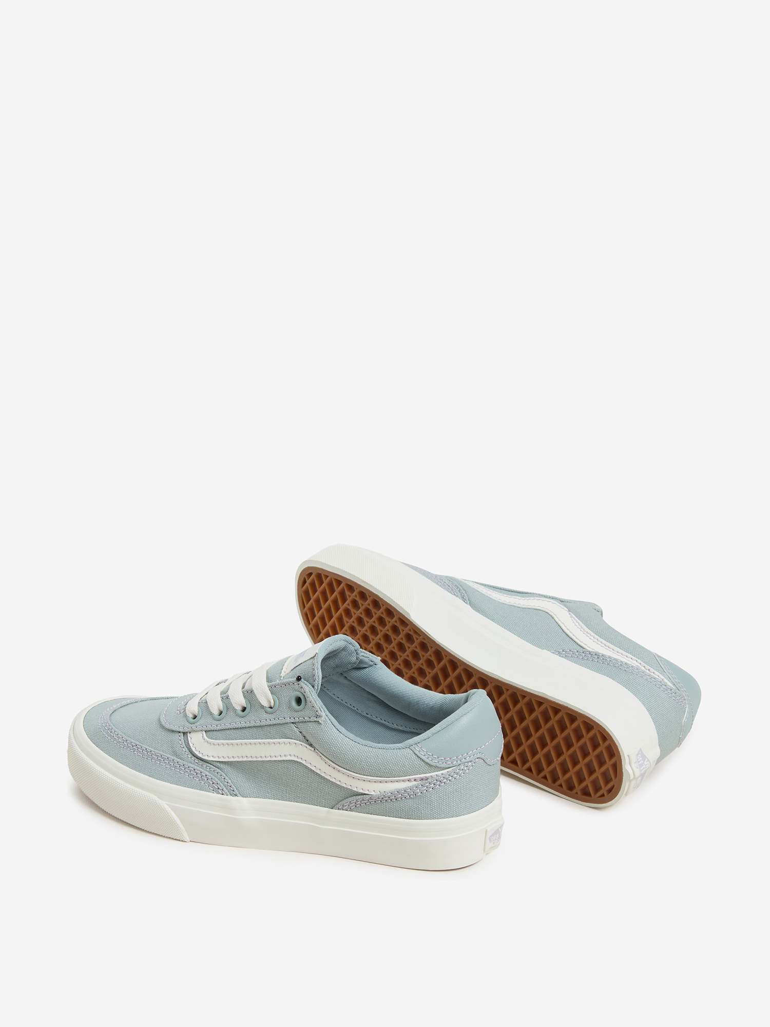 фото Кеды женские vans brooklyn ls, серый