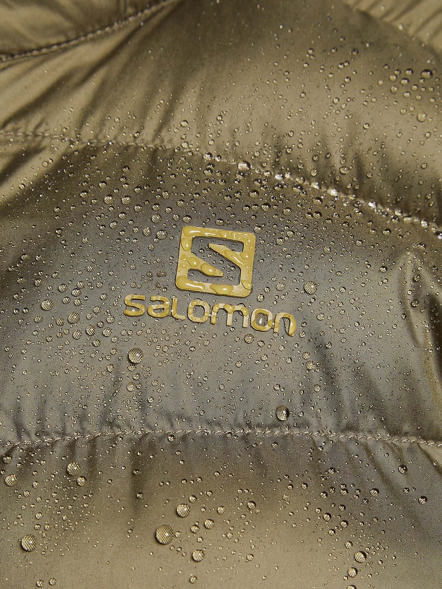 фото Пуховик женский salomon sight storm, зеленый