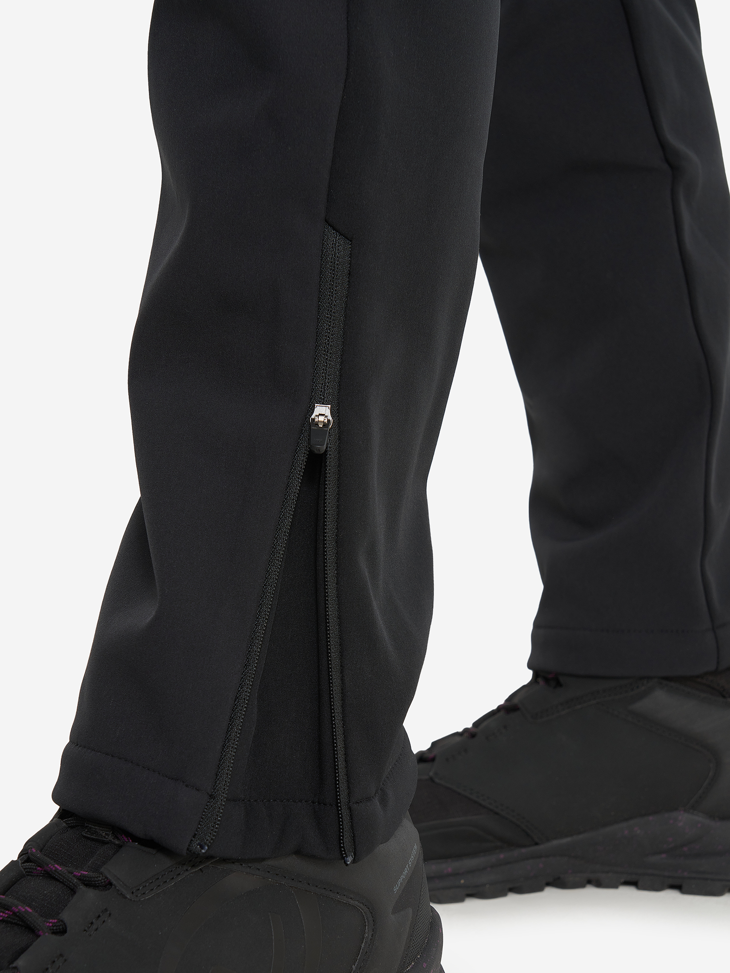 фото Брюки женские jack wolfskin stollberg, черный
