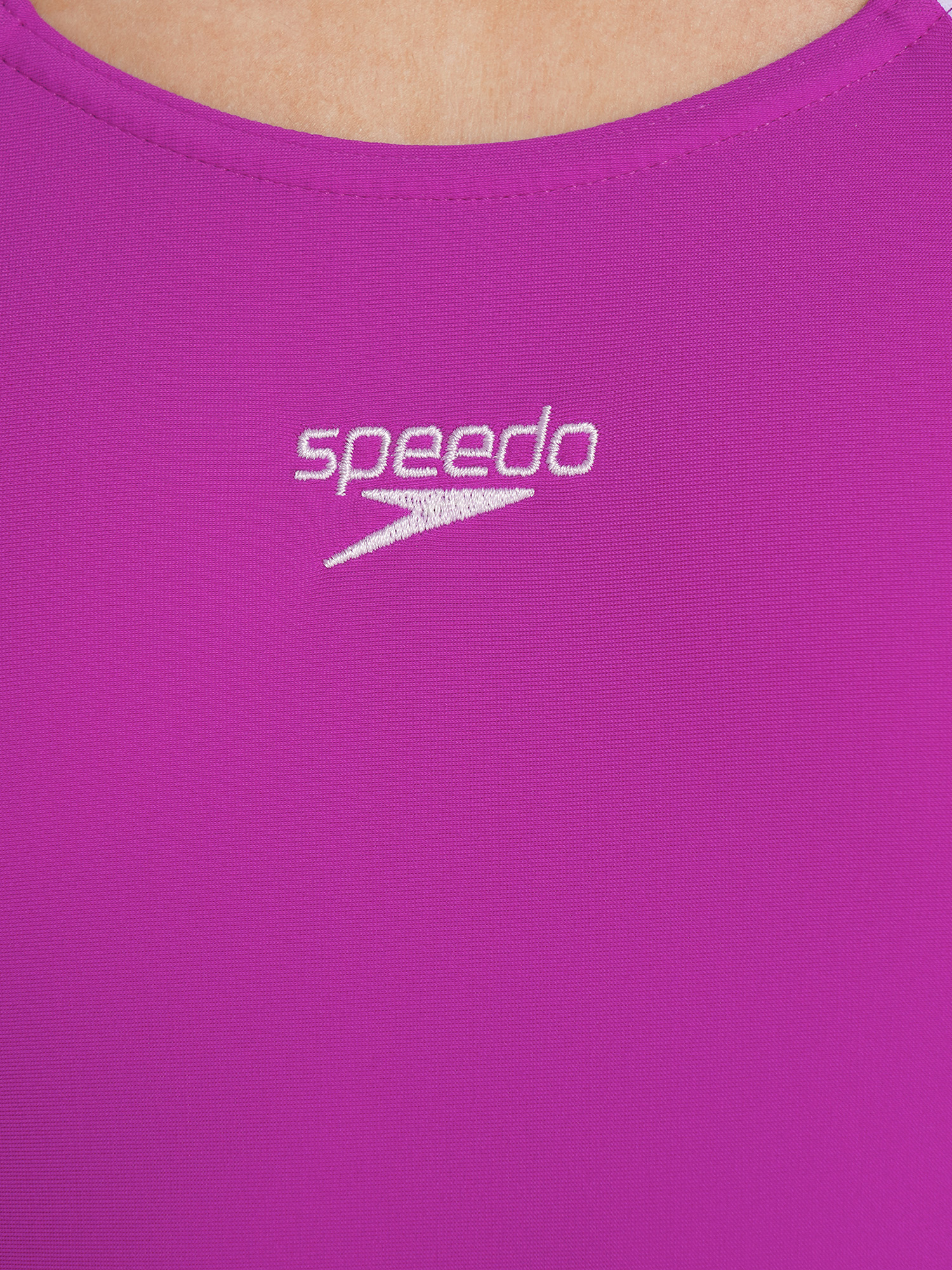 фото Купальник слитный для девочек speedo hyperboom, розовый