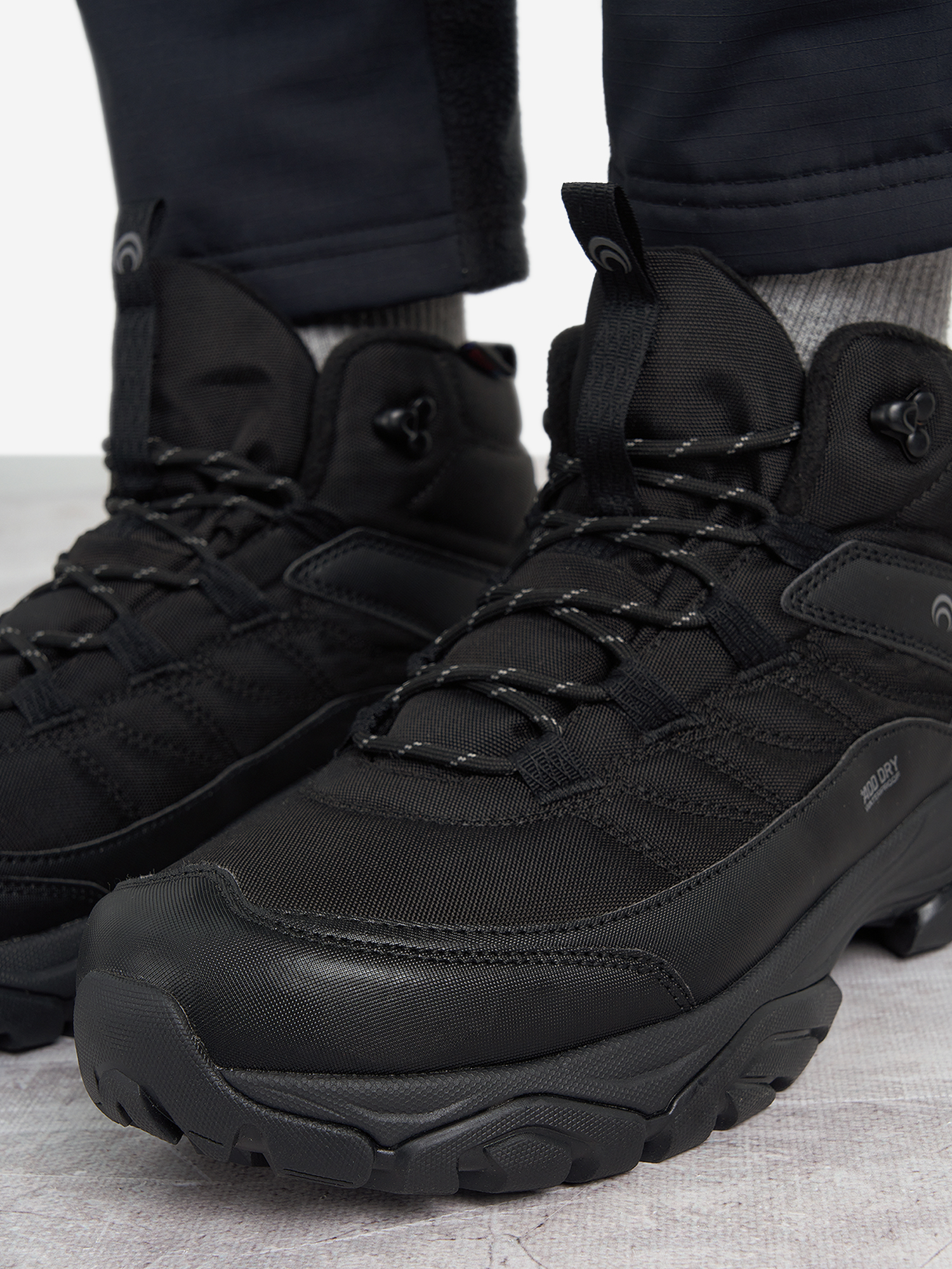 фото Ботинки утепленные мужские outventure cheget nylon, черный