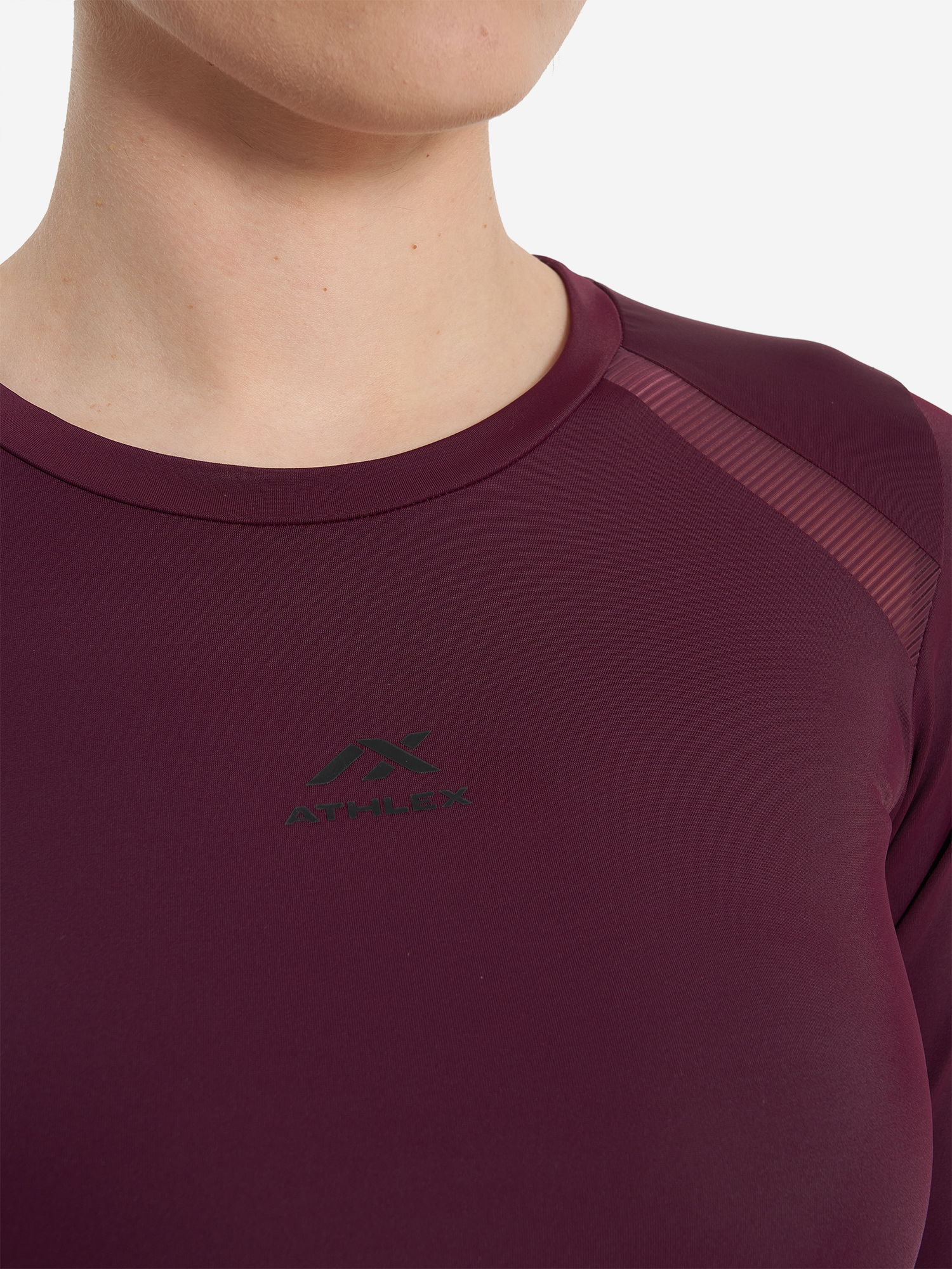 фото Лонгслив женский athlex, красный