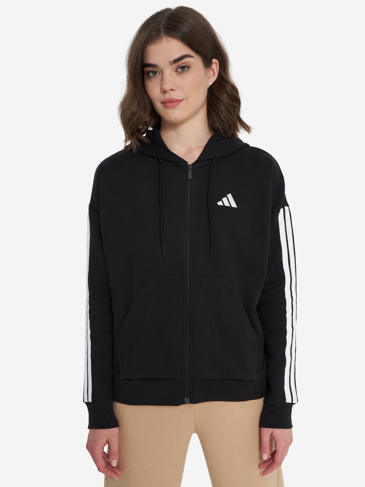 фото Толстовка женская adidas 3 s, черный