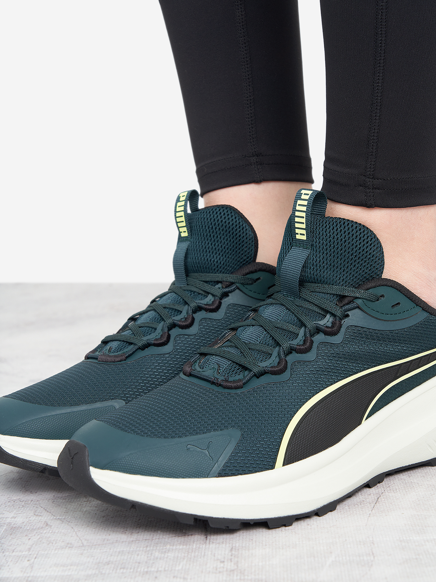 фото Кроссовки женские puma skyrocket lite trail, зеленый