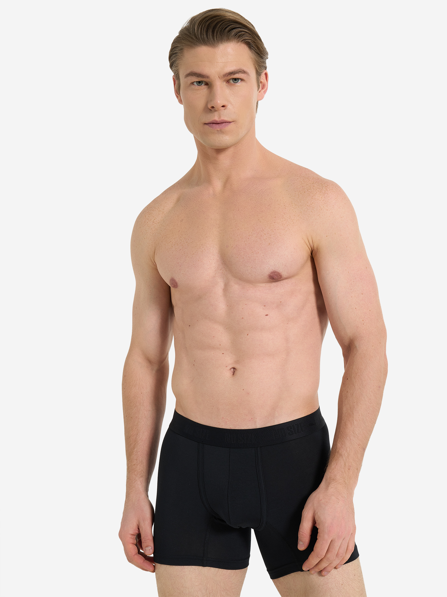 фото Трусы мужские no size, 3 штуки, черный