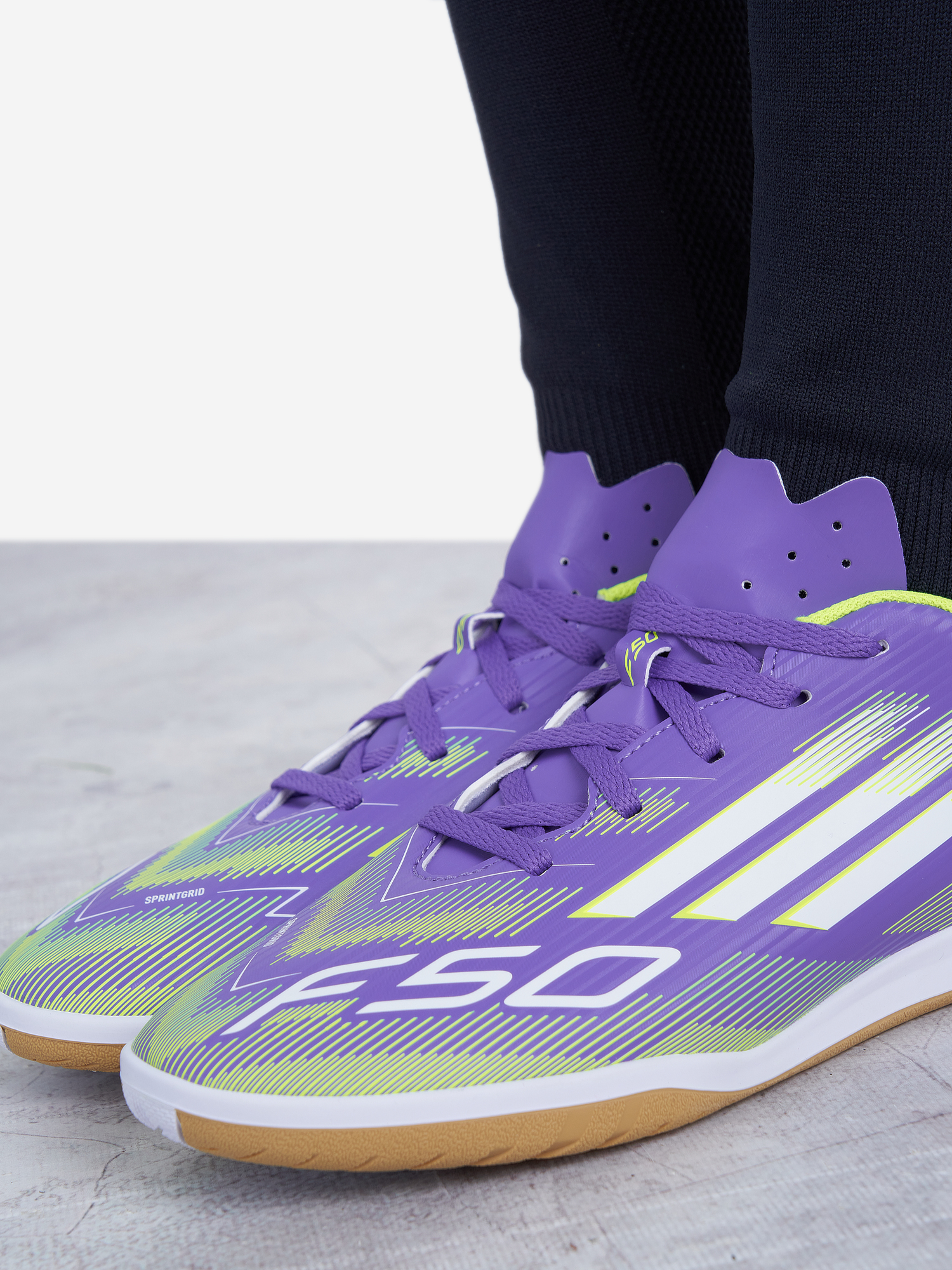 фото Бутсы для мальчиков adidas f50 club, фиолетовый
