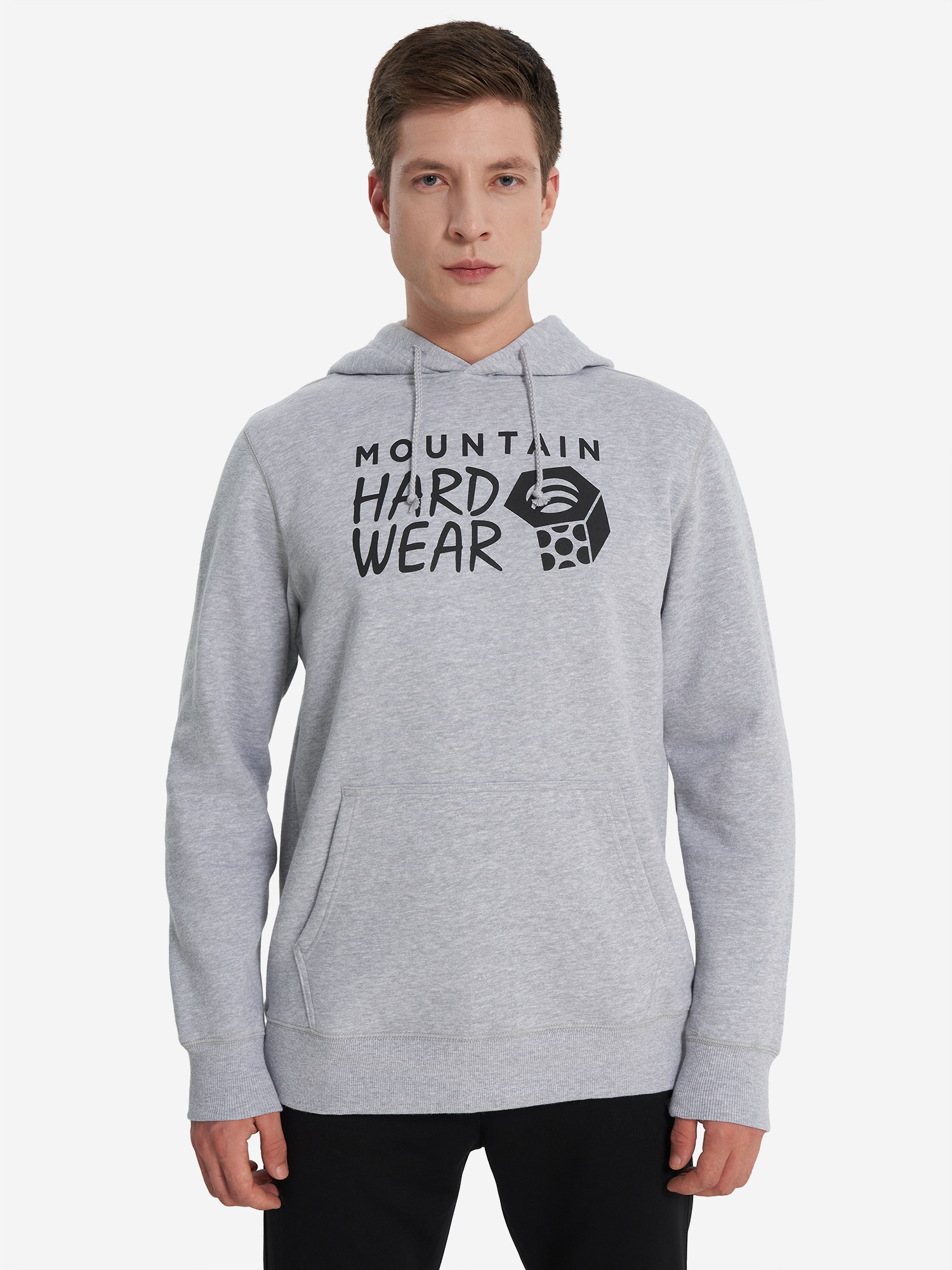 фото Худи мужское mountain hardwear logo, серый