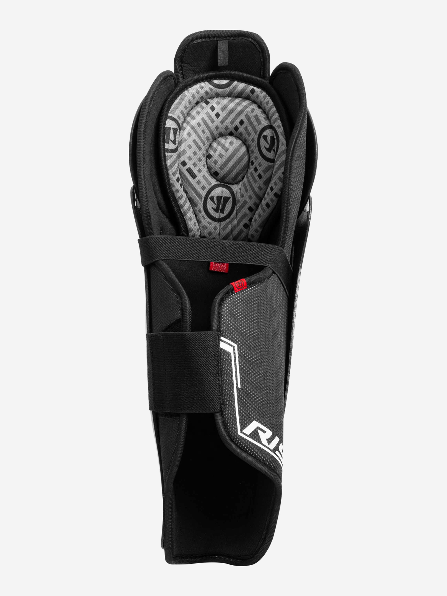 фото Щитки хоккейные warrior rise sr, черный