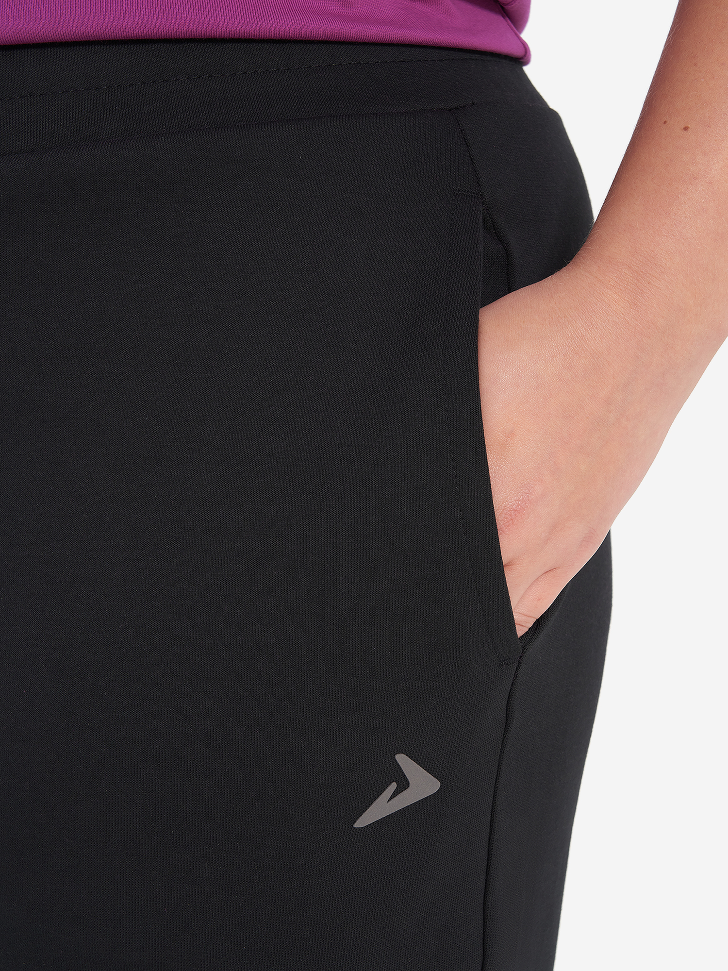 фото Брюки женские оверсайз demix, plus size, черный