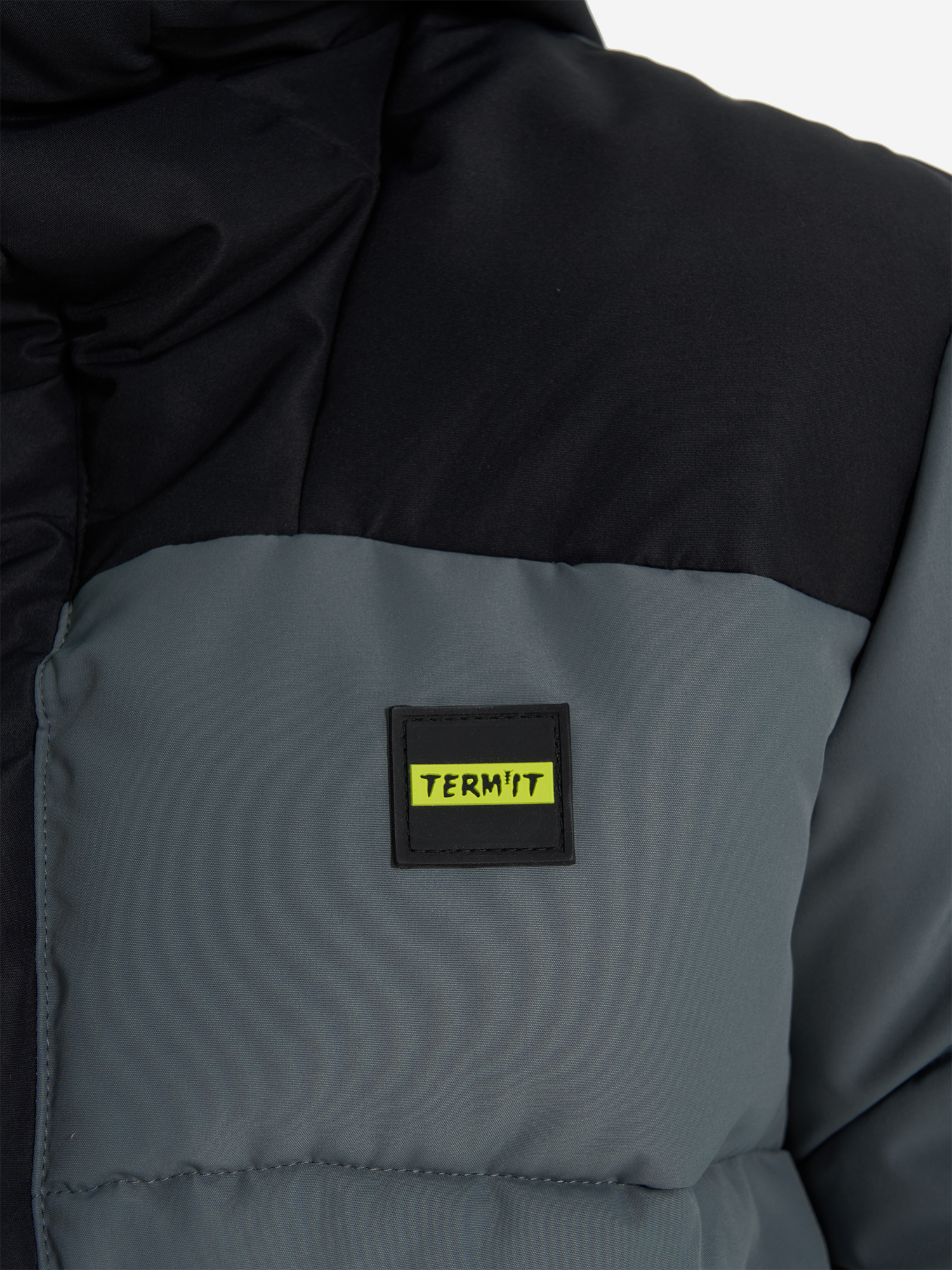 фото Пуховик для мальчиков termit, серый