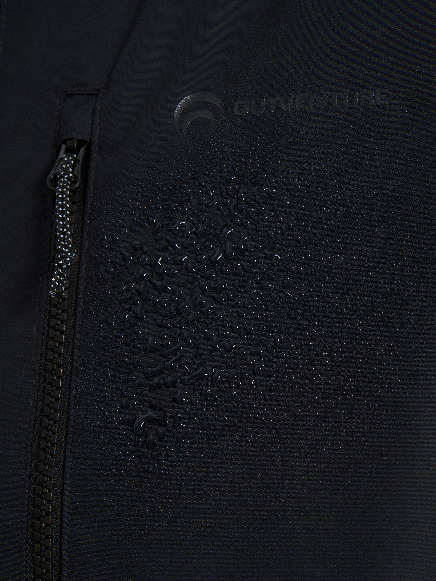 фото Пуховик мужской outventure, черный