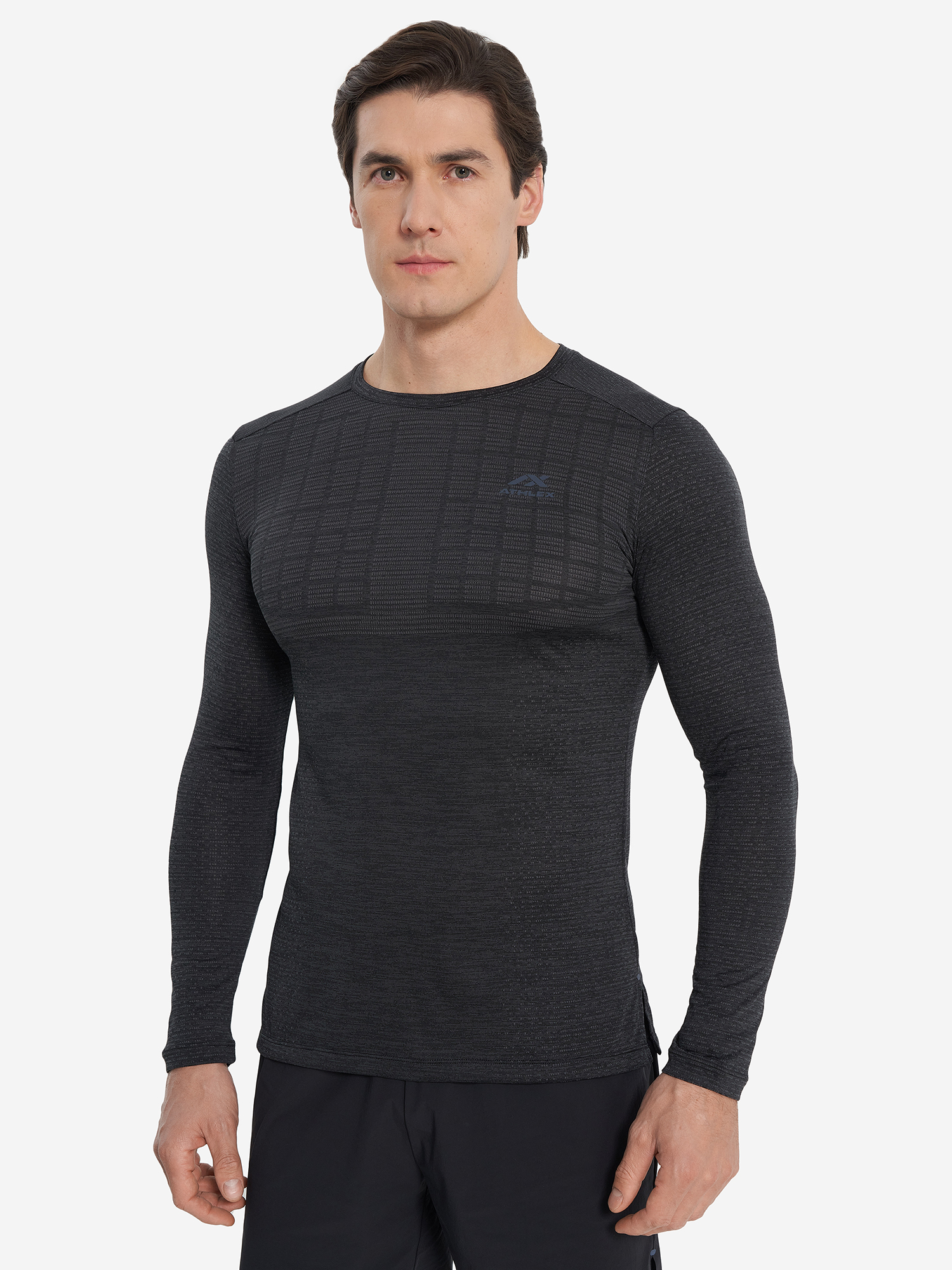 фото Лонгслив мужской athlex, черный
