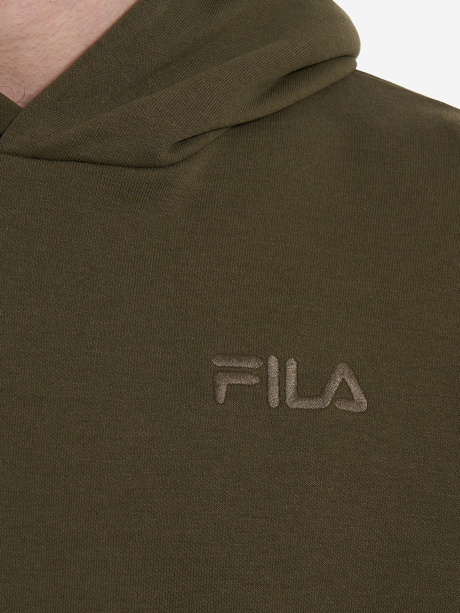 фото Худи мужское оверсайз fila, зеленый