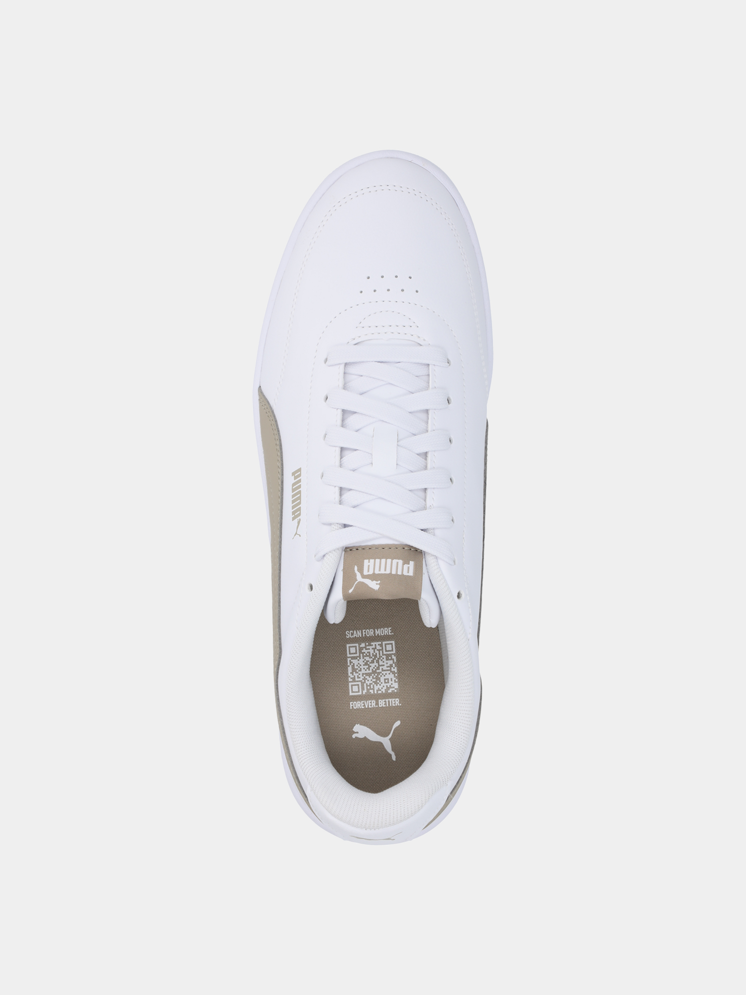 фото Кеды мужские puma court classic clean, белый