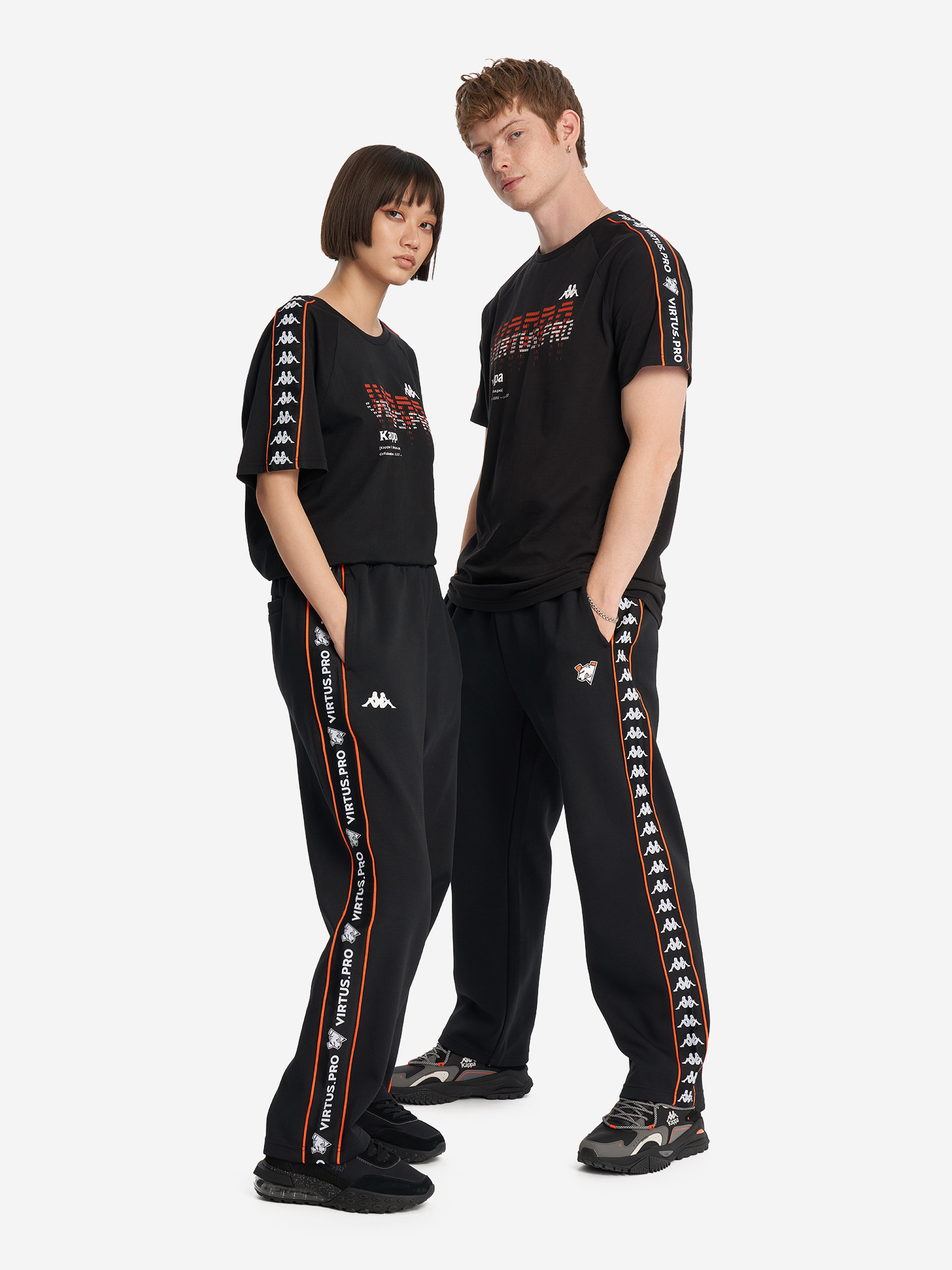 фото Футболка kappa x virtus.pro, черный