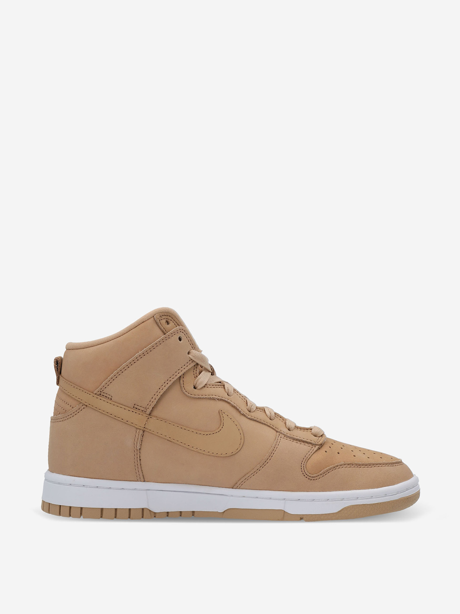 фото Кеды женские nike dunk high premium, бежевый
