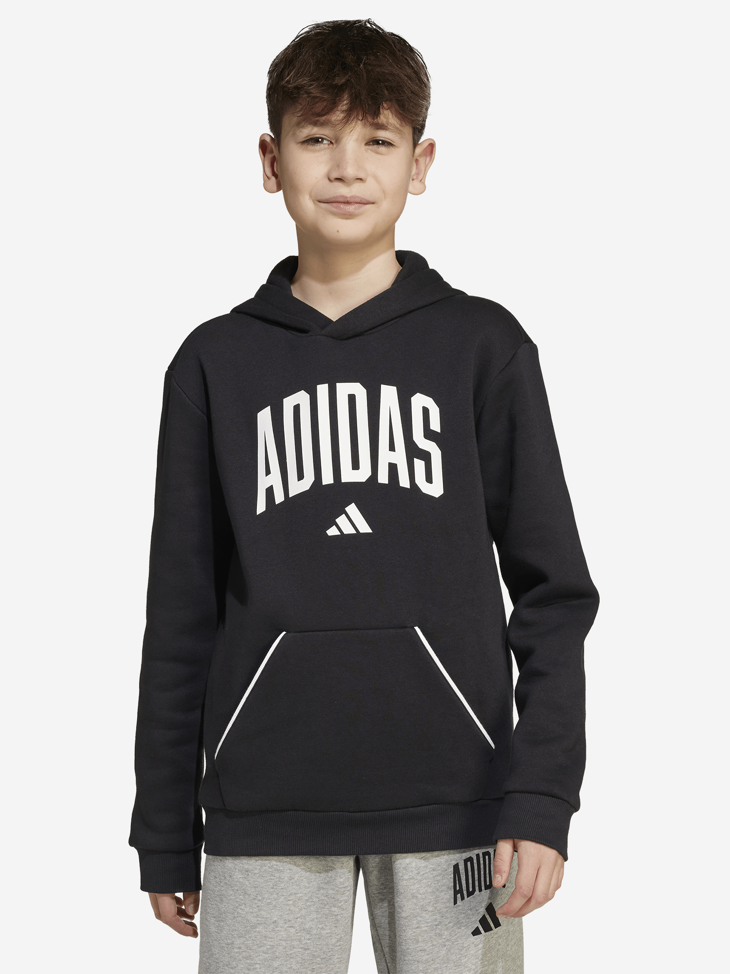 фото Худи для мальчиков adidas, черный