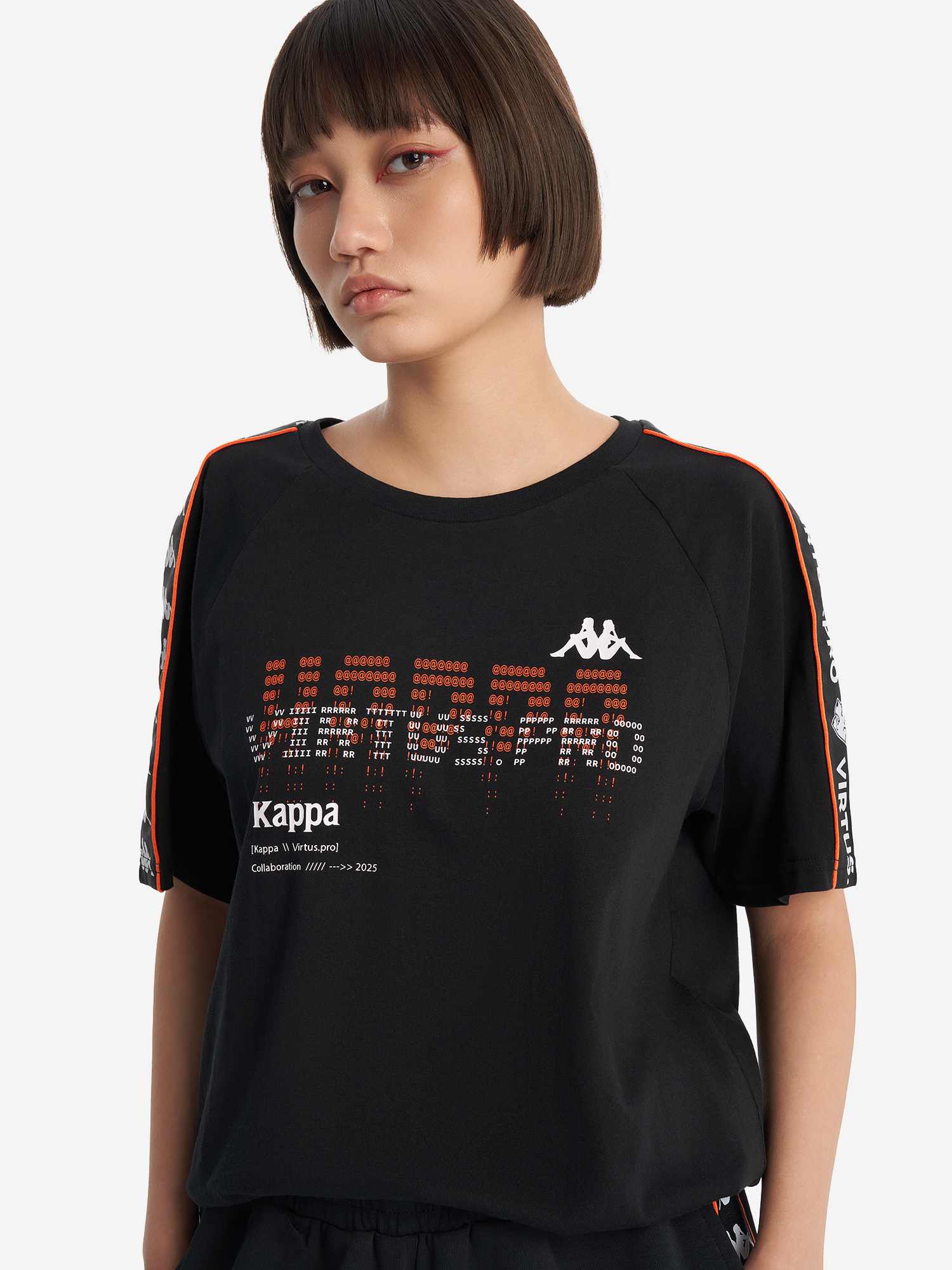 фото Футболка kappa x virtus.pro, черный
