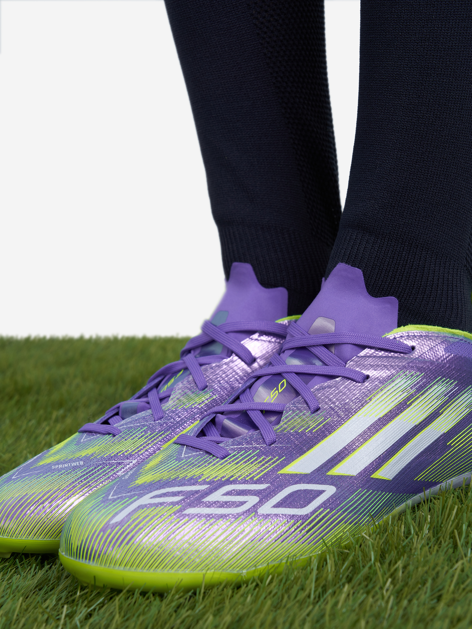 фото Бутсы для мальчиков adidas f50 elite, фиолетовый