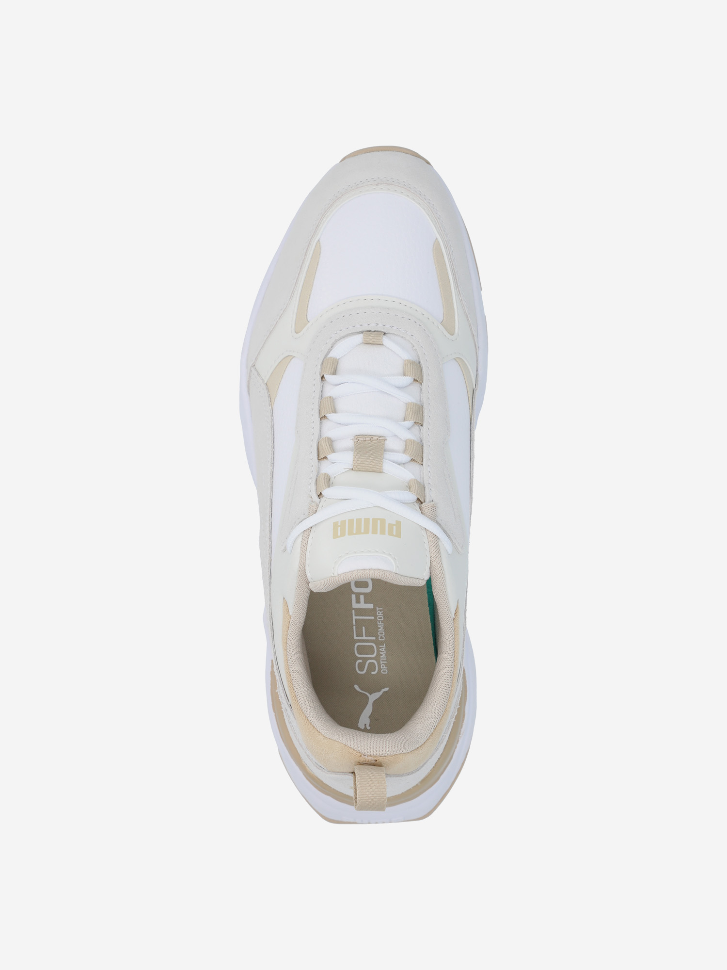 фото Кроссовки женские puma cassia mix, бежевый