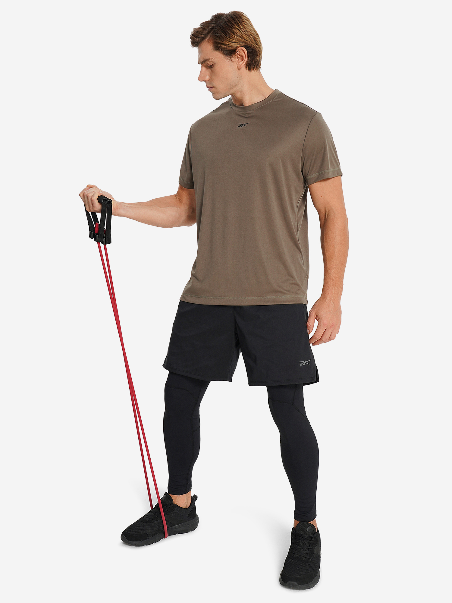 фото Шорты мужские reebok athlete, черный