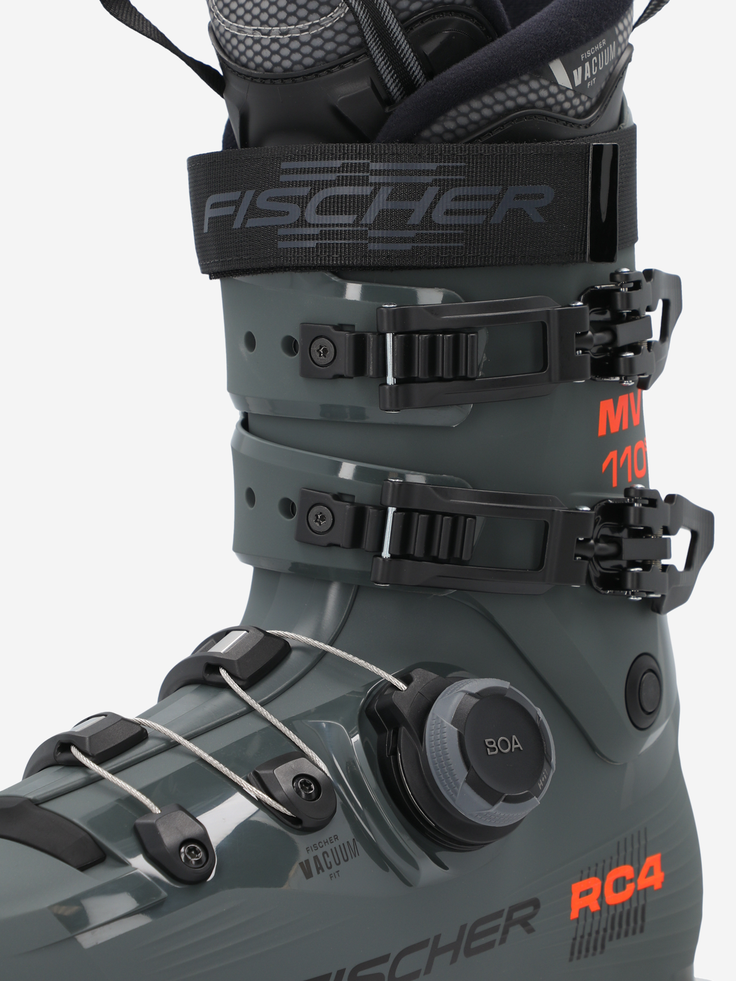 фото Ботинки горнолыжные fischer rc4 110 mv s boa, серый