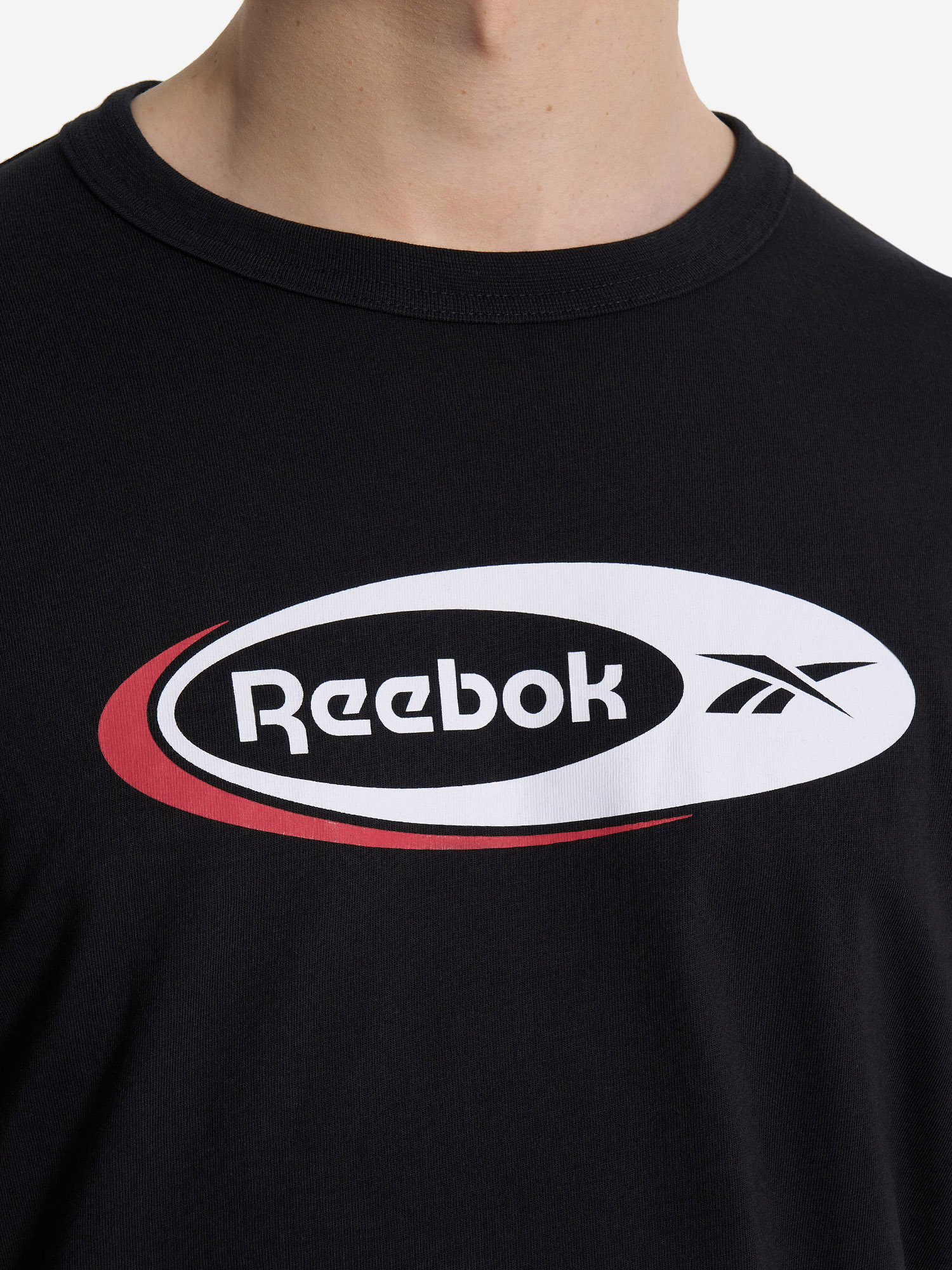 фото Футболка мужская reebok ri brand proud, черный