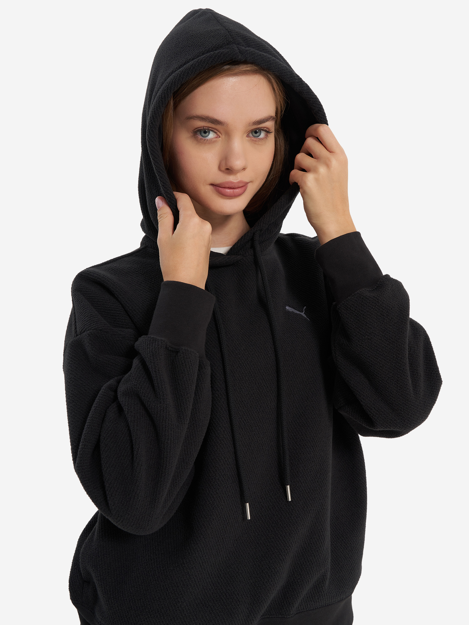 фото Худи женское puma, черный
