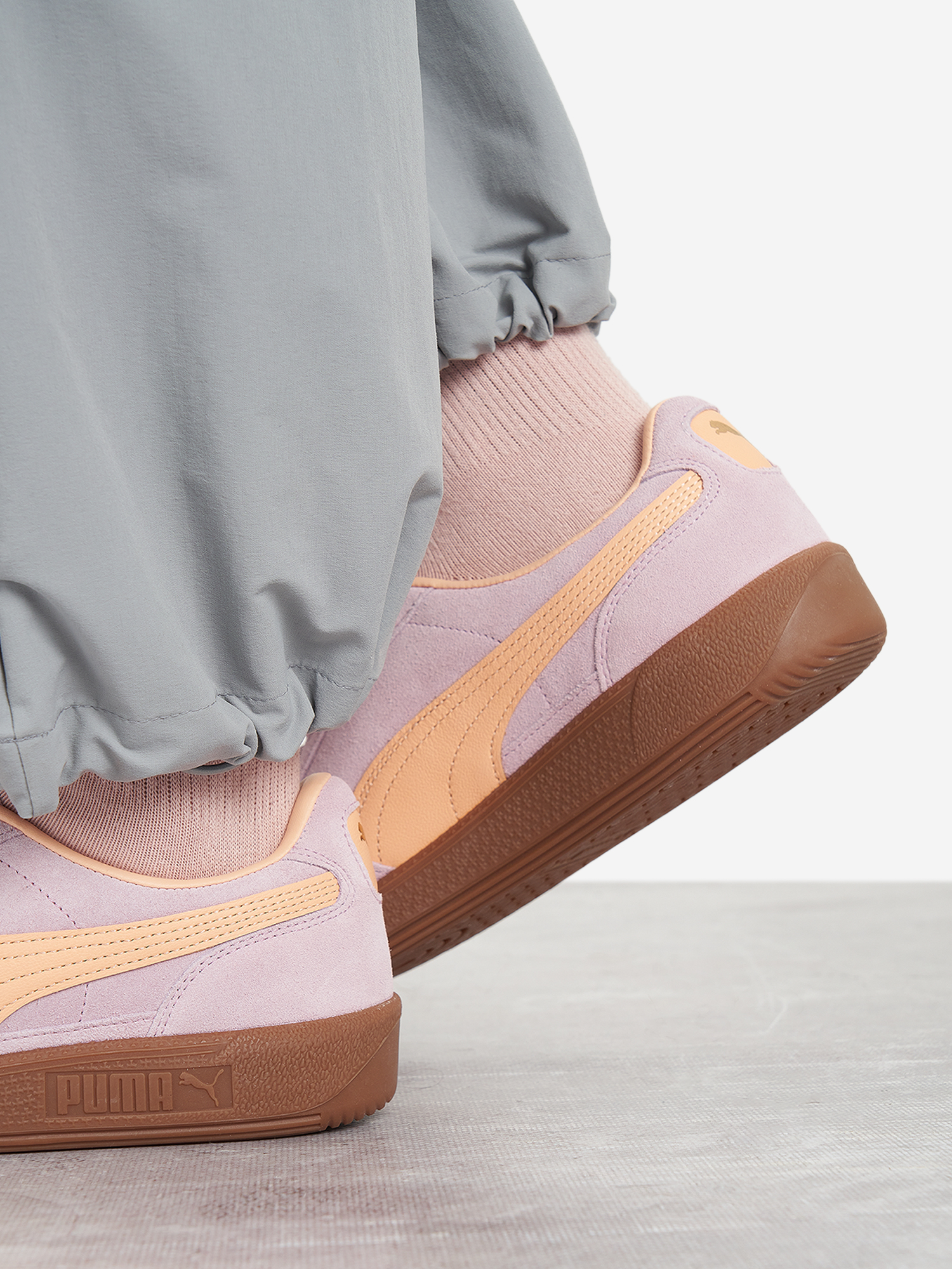 фото Кеды женские puma palermo, розовый