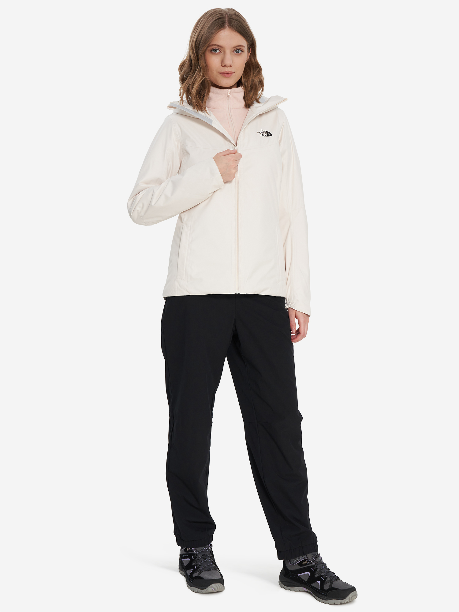 фото Куртка утепленная женская the north face quest insulated, бежевый