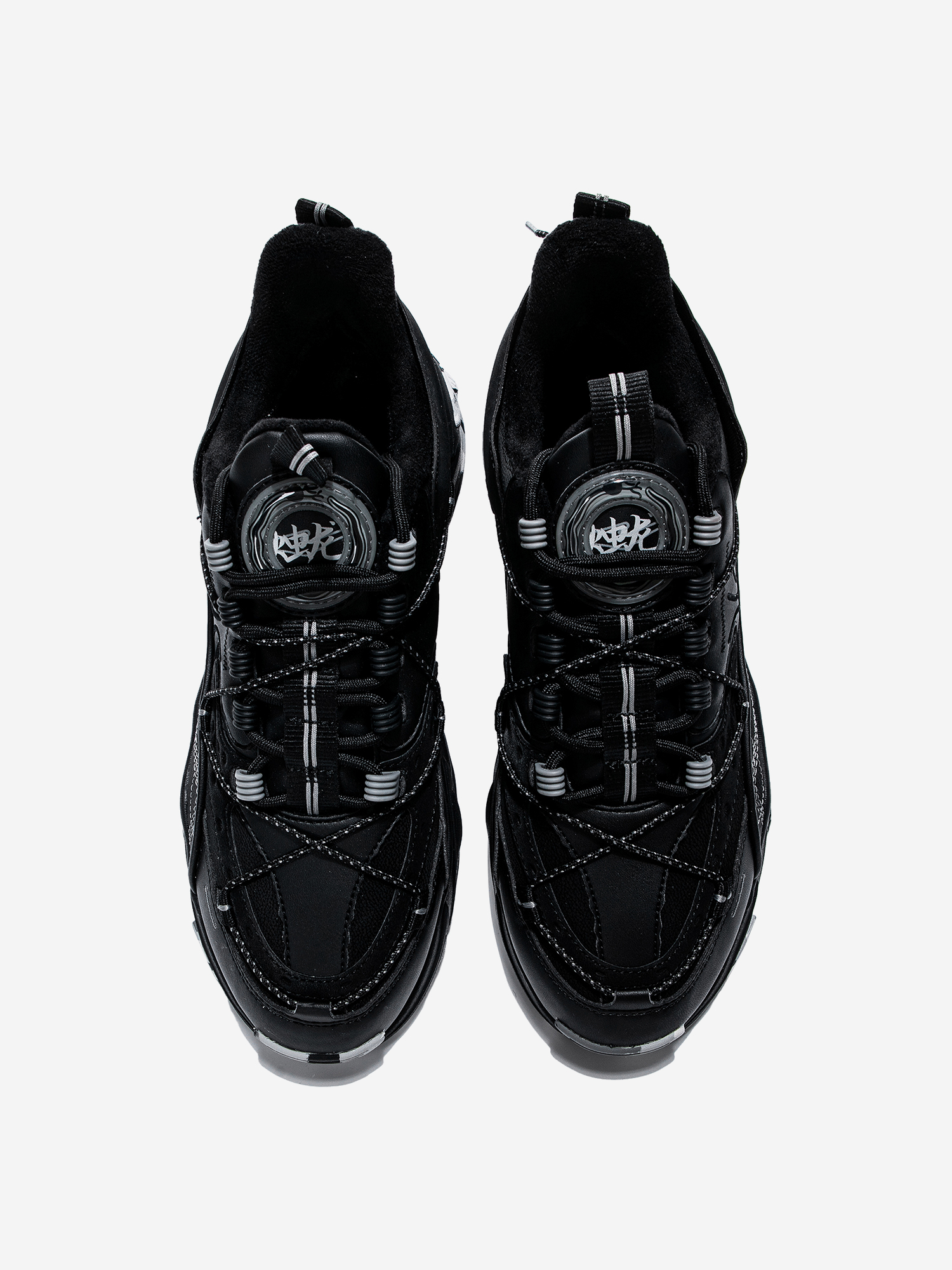 фото Кроссовки утепленные мужские erke jogging, черный