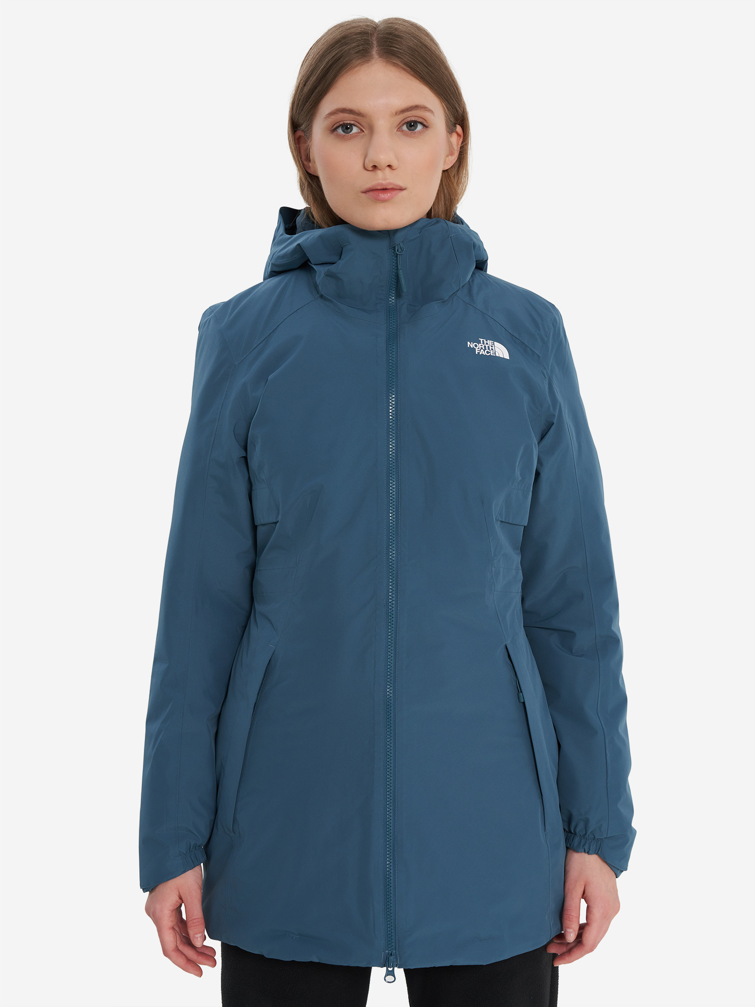фото Куртка утепленная женская the north face hikesteller insulated, синий