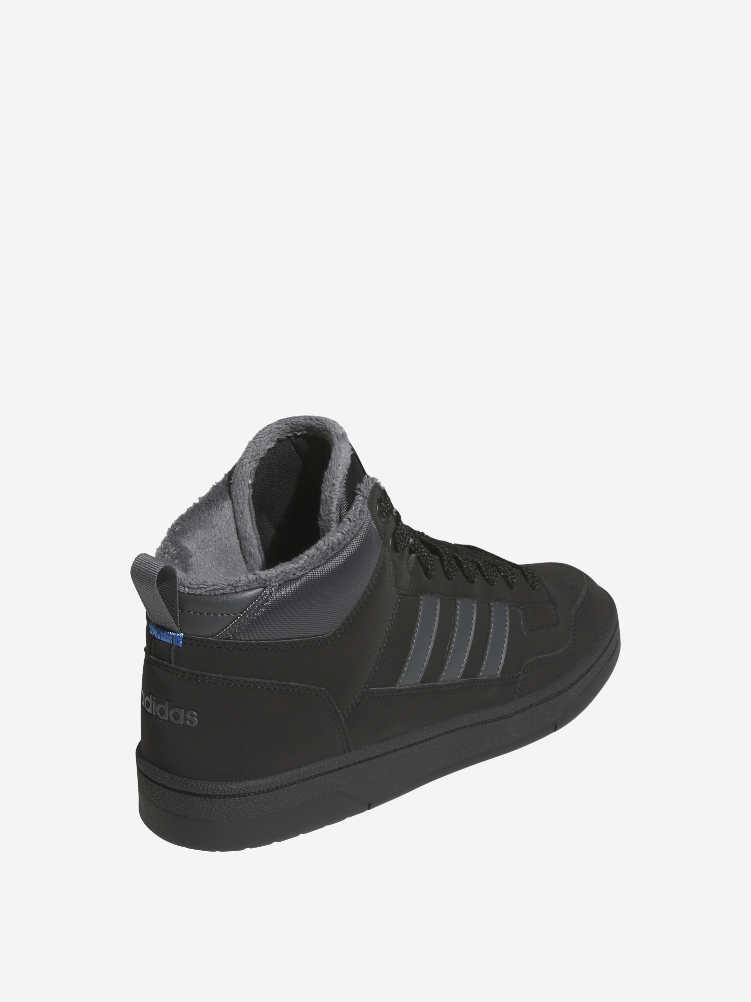 фото Кеды мужские adidas rapid court mid winterized, черный