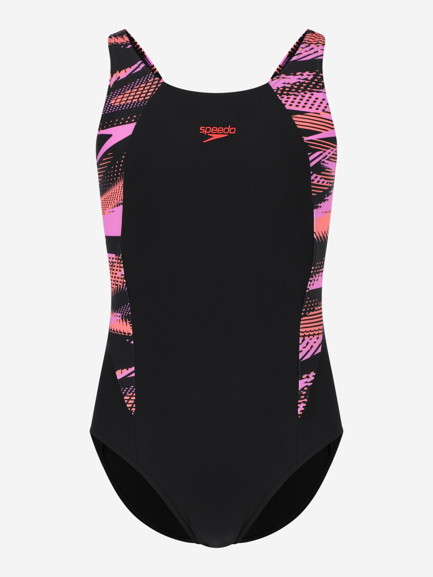 фото Купальник слитный для девочек speedo hyperboom, черный