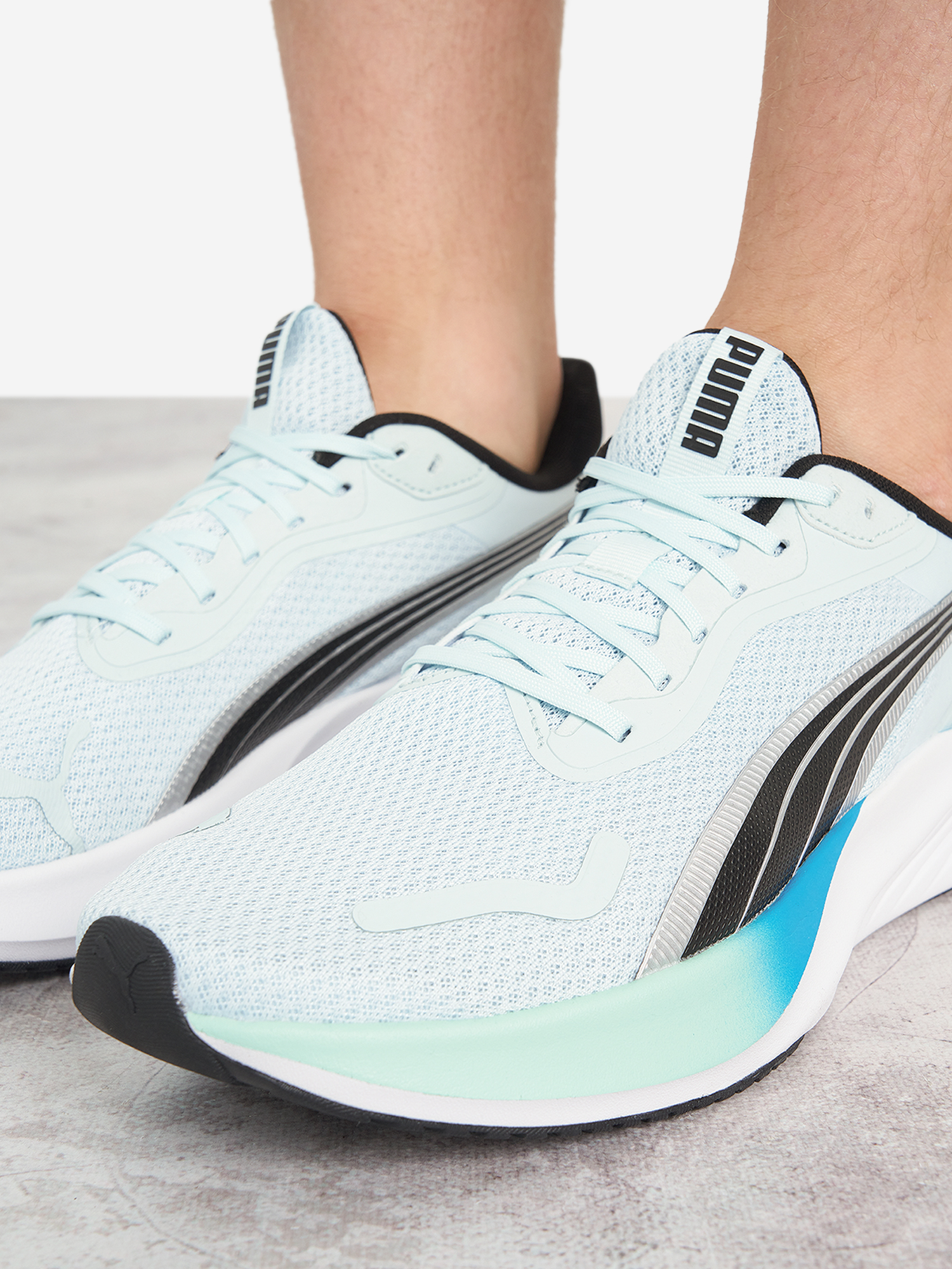 фото Кроссовки мужские puma pounce lite, голубой