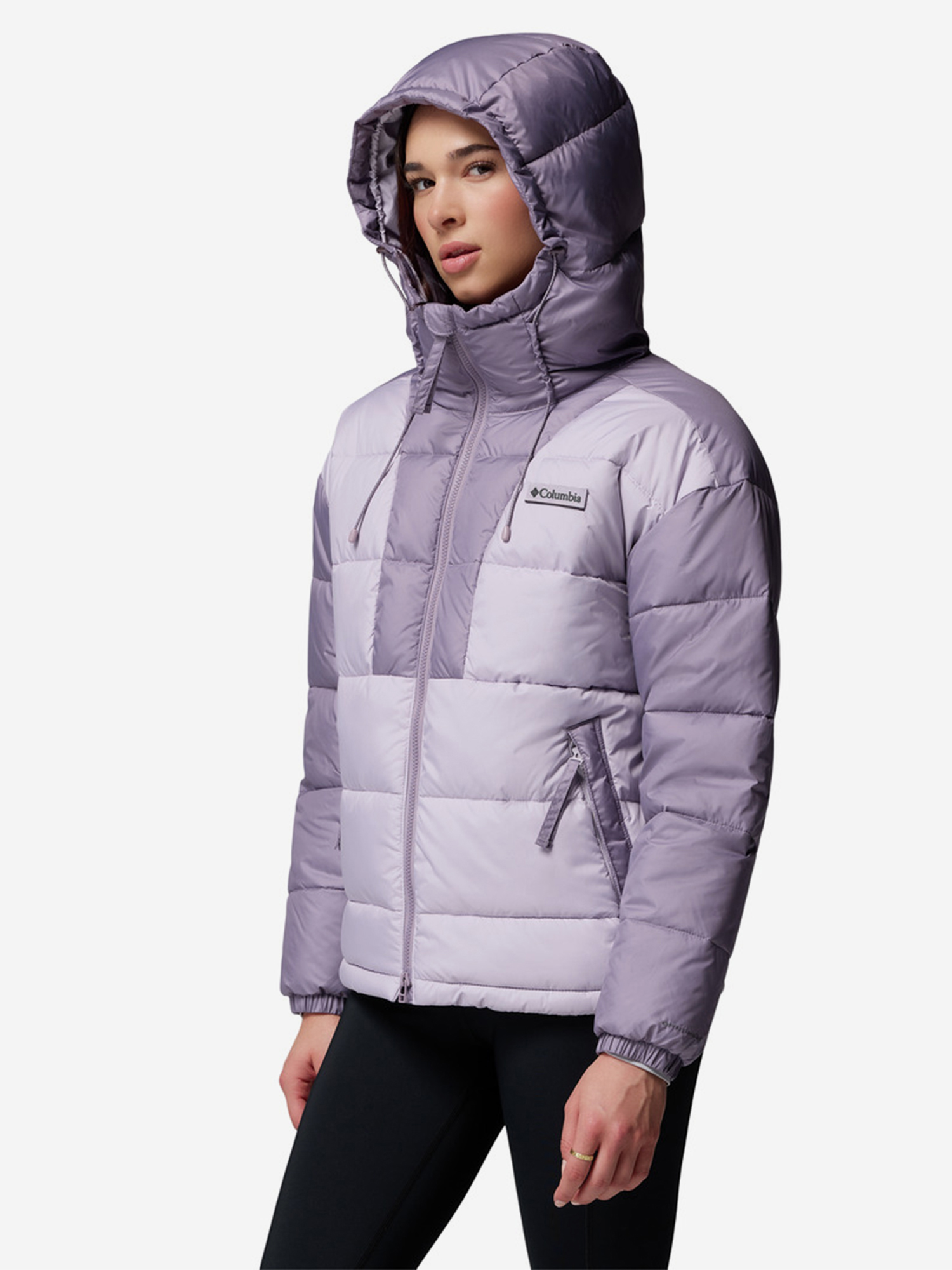 фото Куртка утепленная женская columbia pike lake iii hooded jacket, розовый