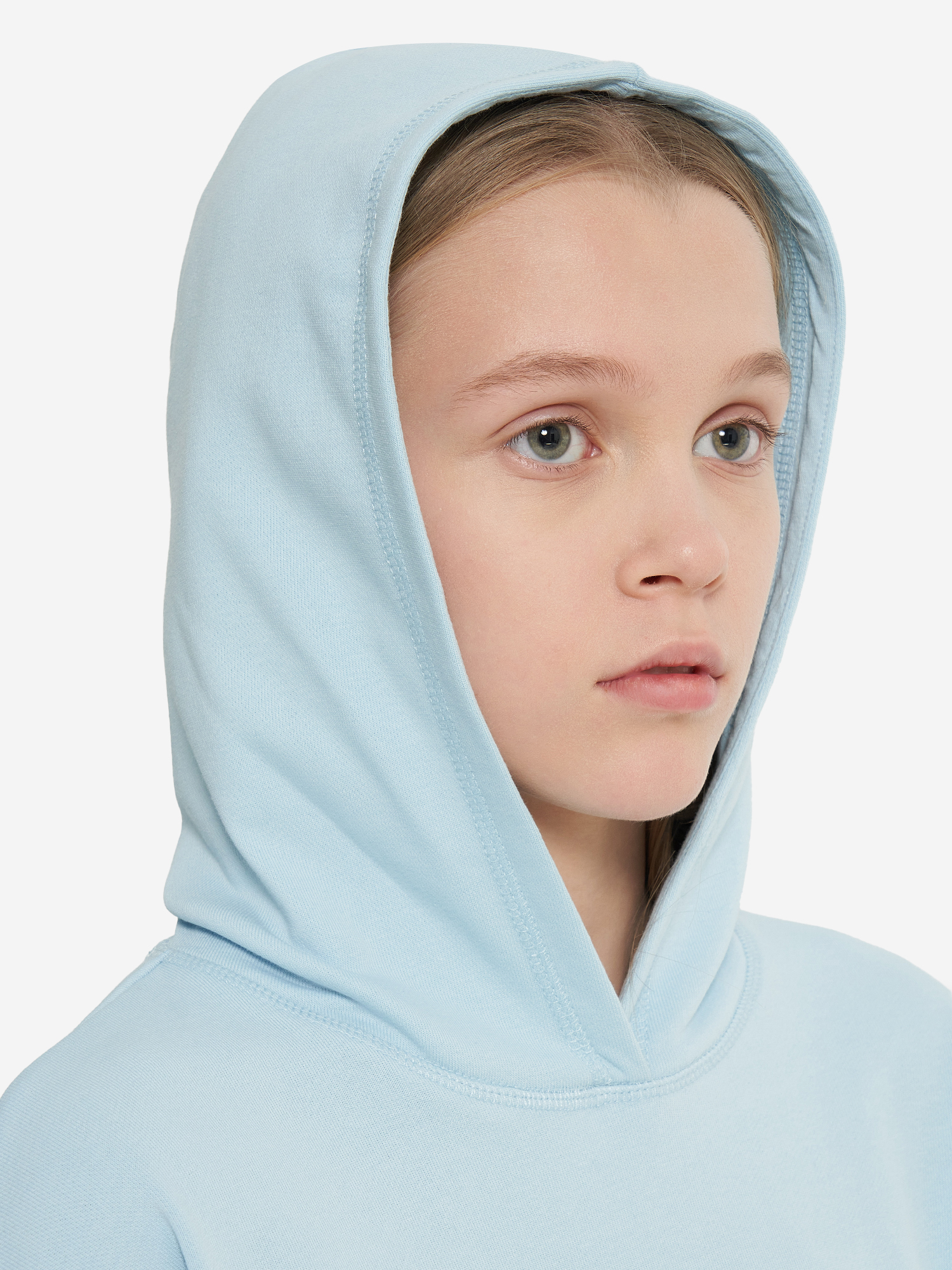 фото Худи для девочек оверсайз champion, зеленый