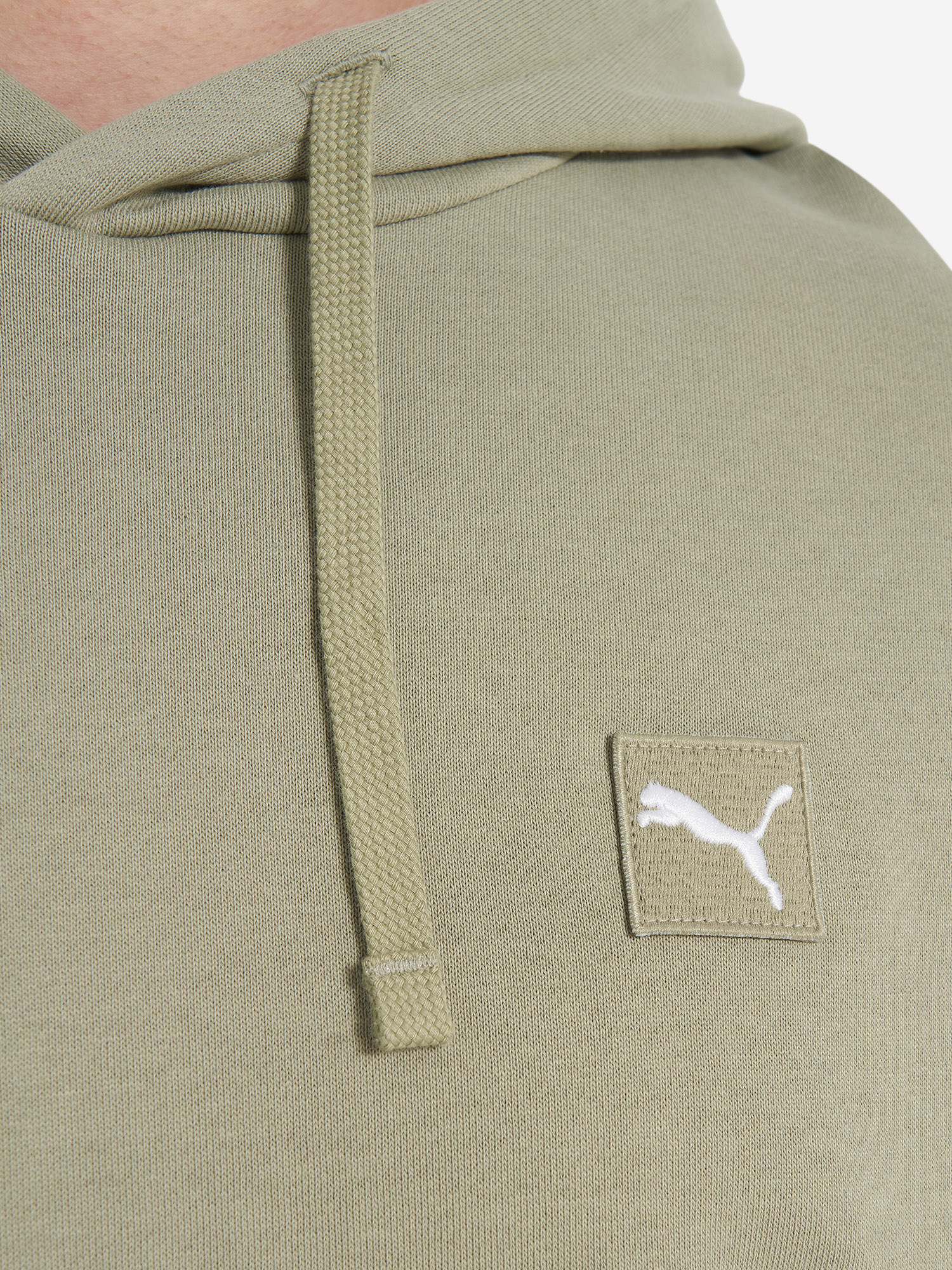 фото Худи мужское puma ess elevated, зеленый