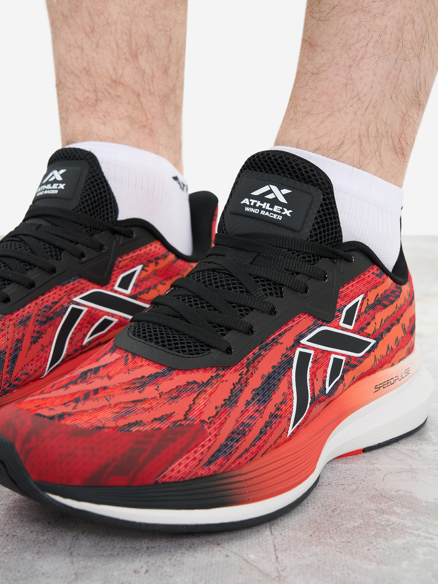 фото Кроссовки мужские athlex wind racer, красный