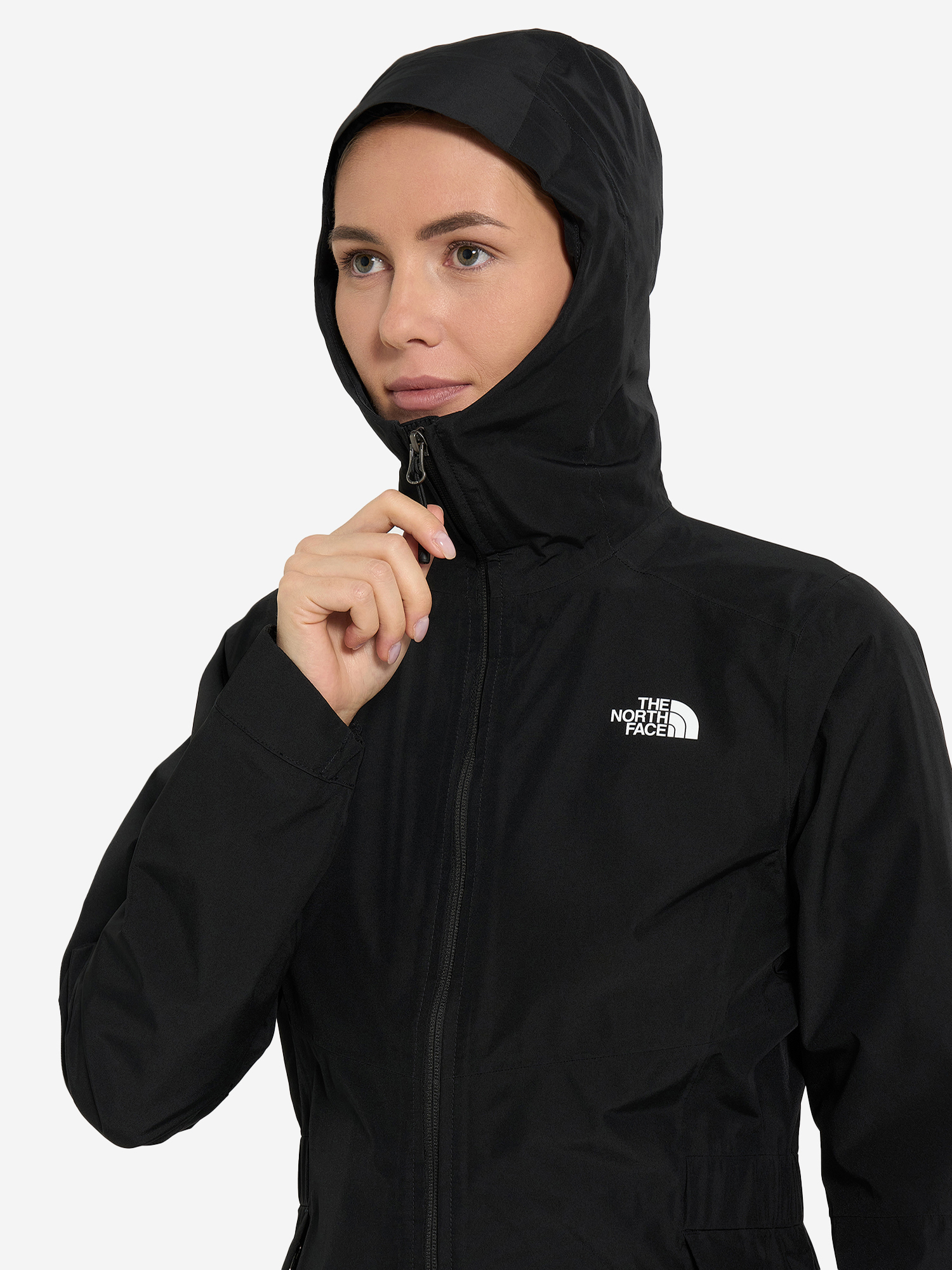 фото Куртка мембранная женская the north face hikesteller, черный