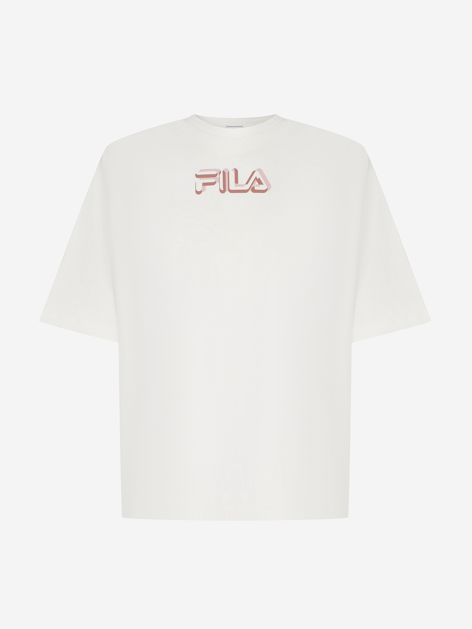 фото Футболка мужская оверсайз fila, бежевый