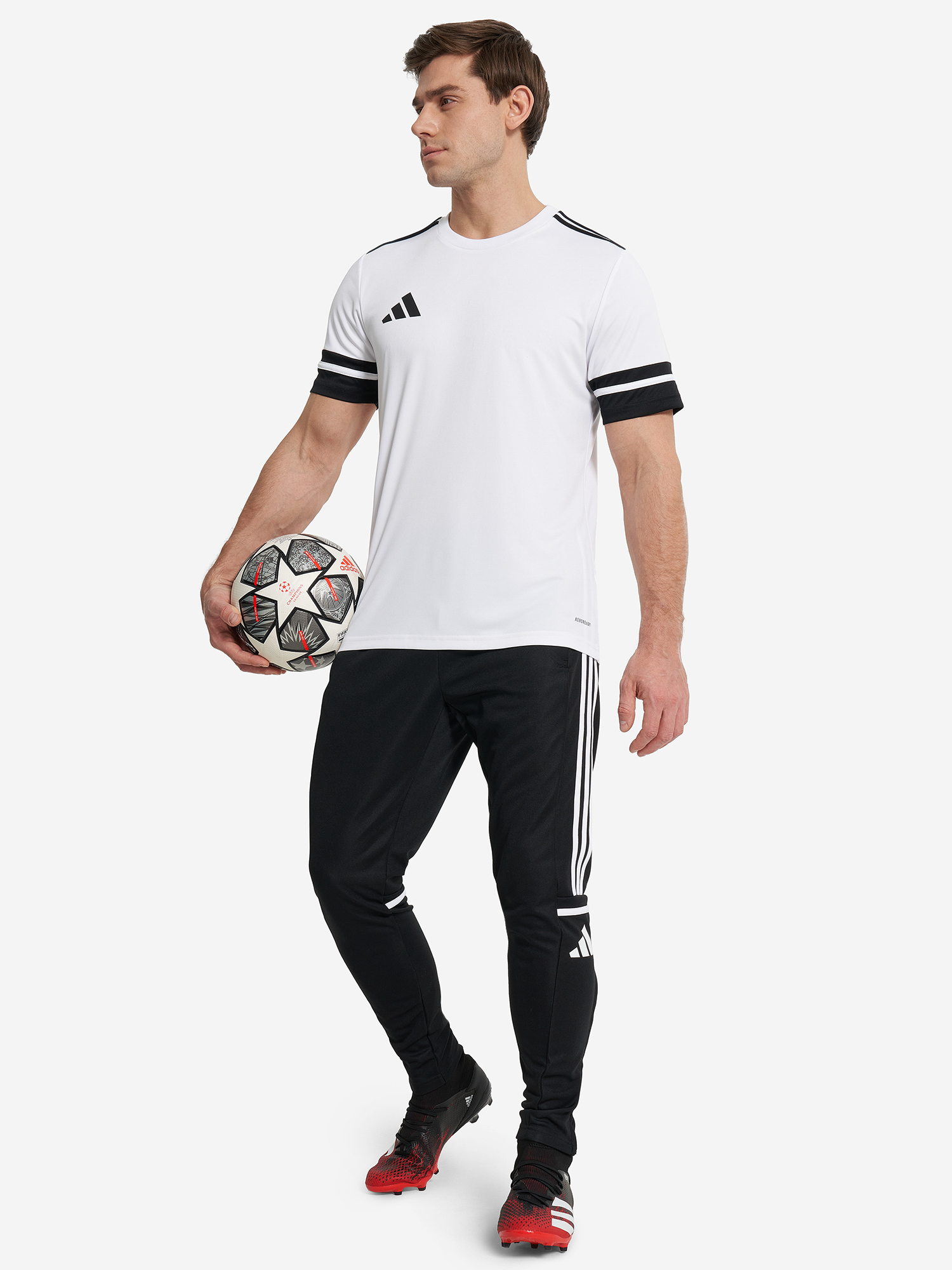 фото Брюки мужские adidas sq25, черный