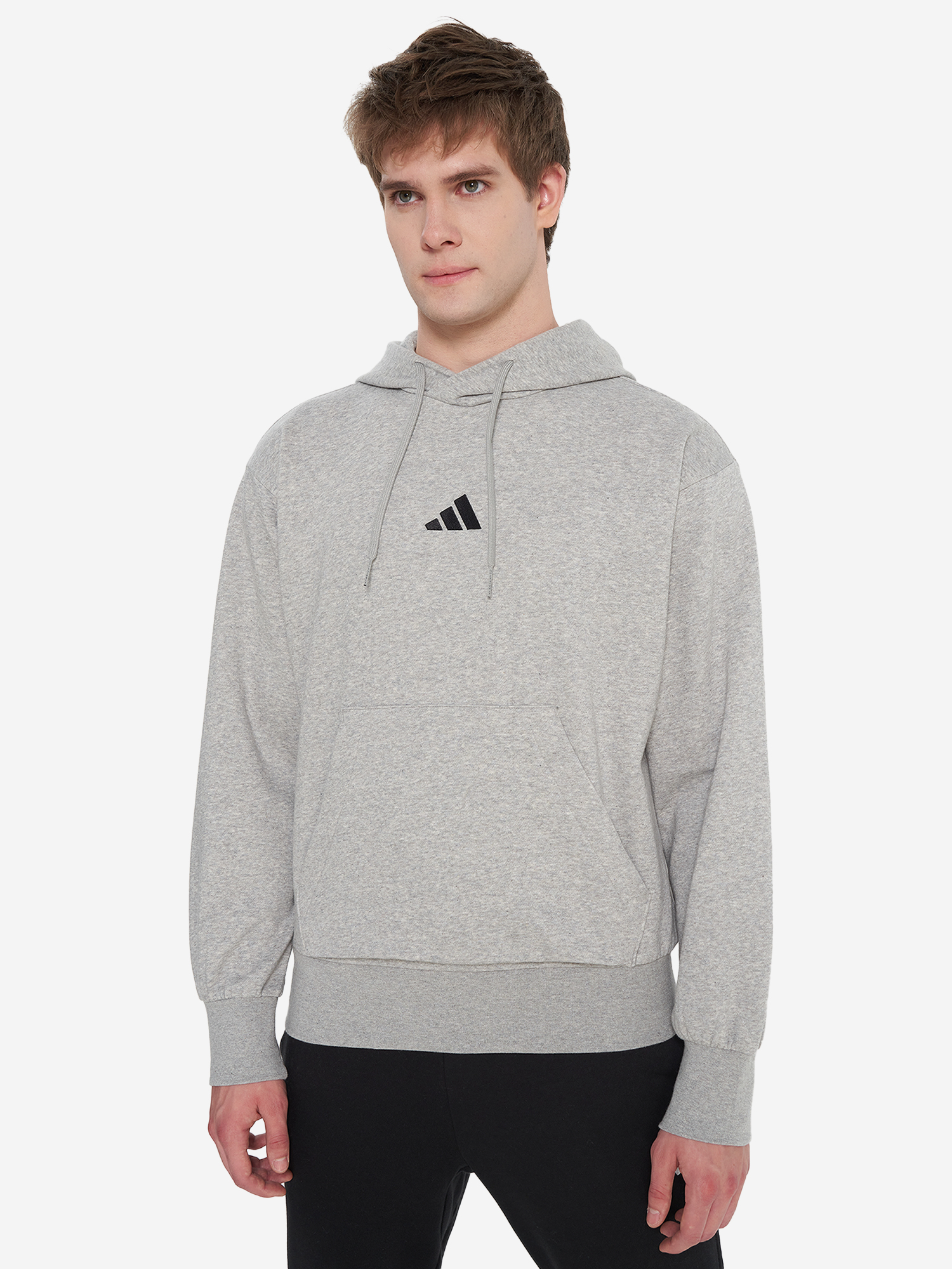 фото Худи мужское adidas feelcozy, серый
