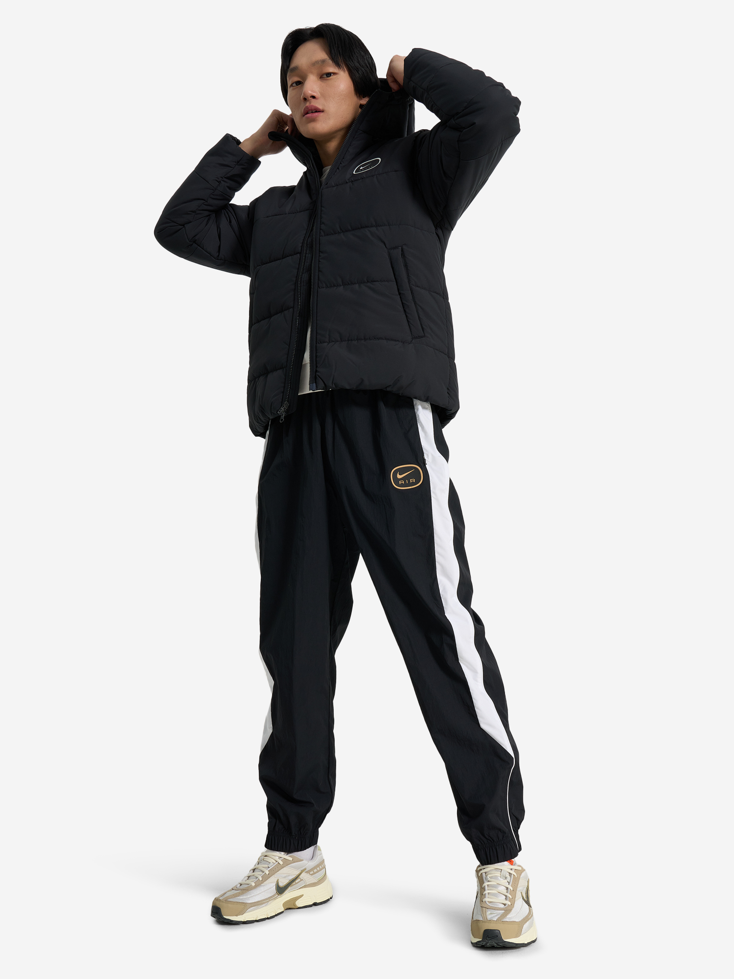 фото Пуховик мужской nike, черный