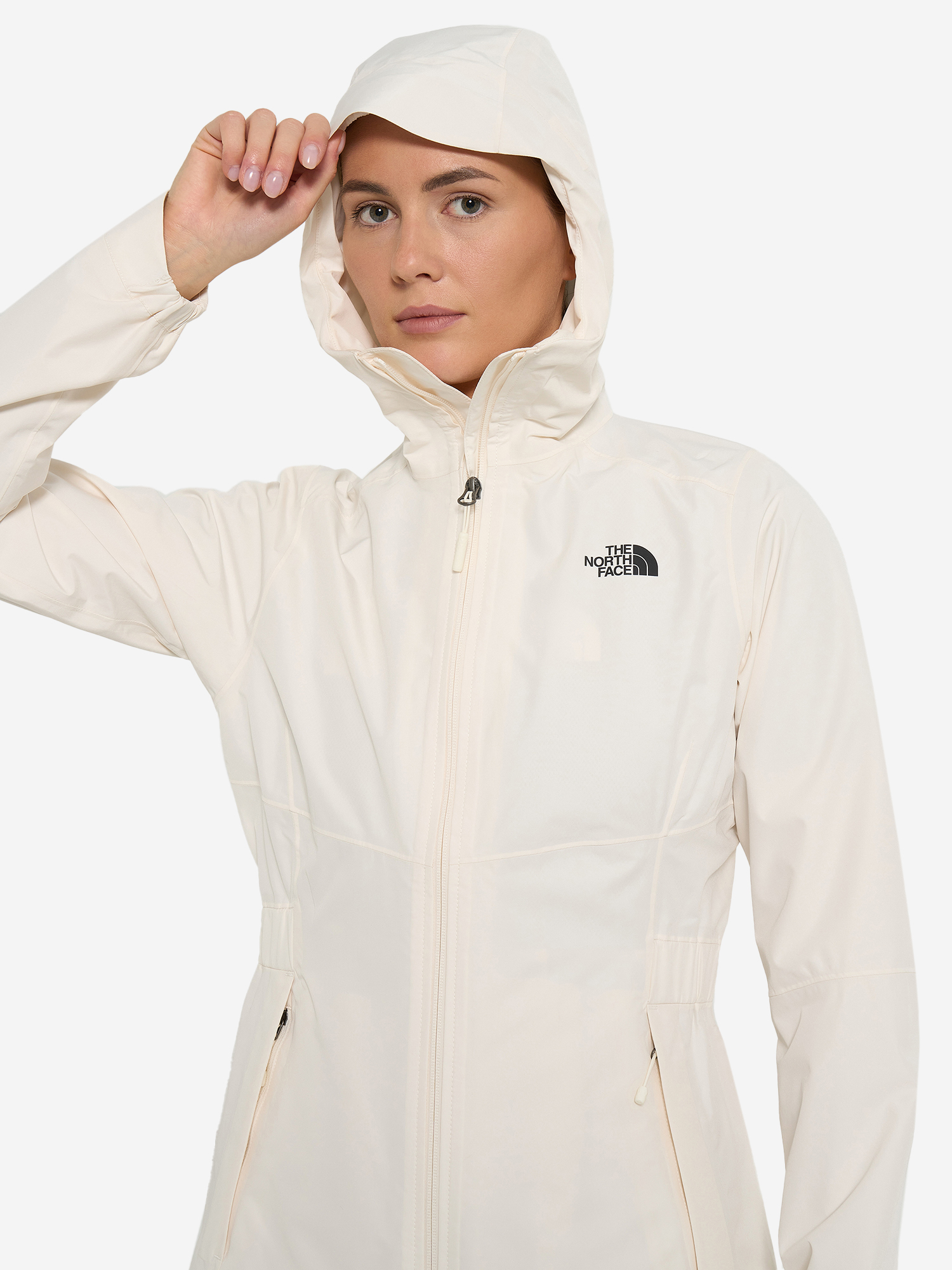 фото Куртка мембранная женская the north face hikesteller, бежевый