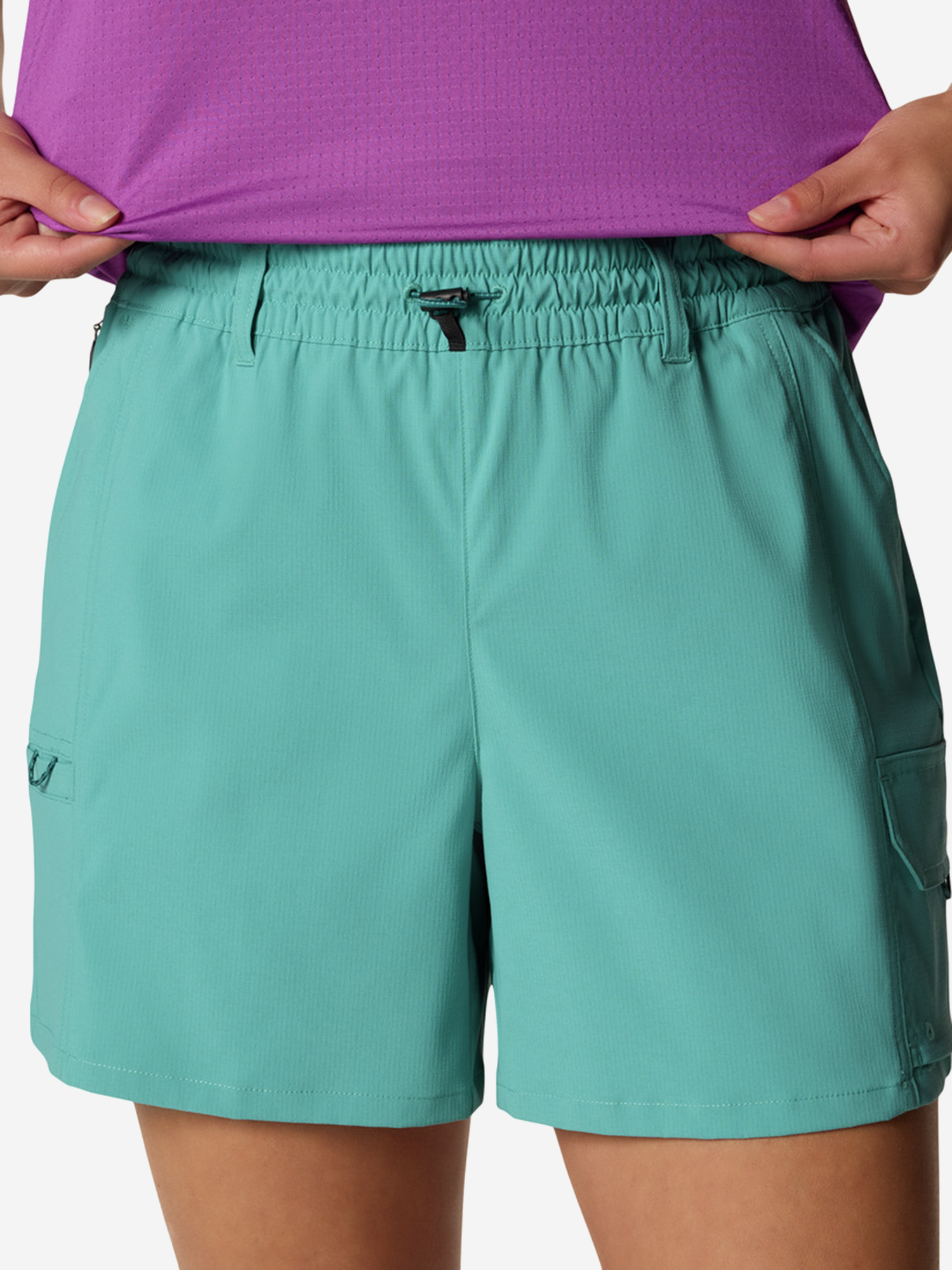 фото Шорты женские columbia weekend rays water short, голубой
