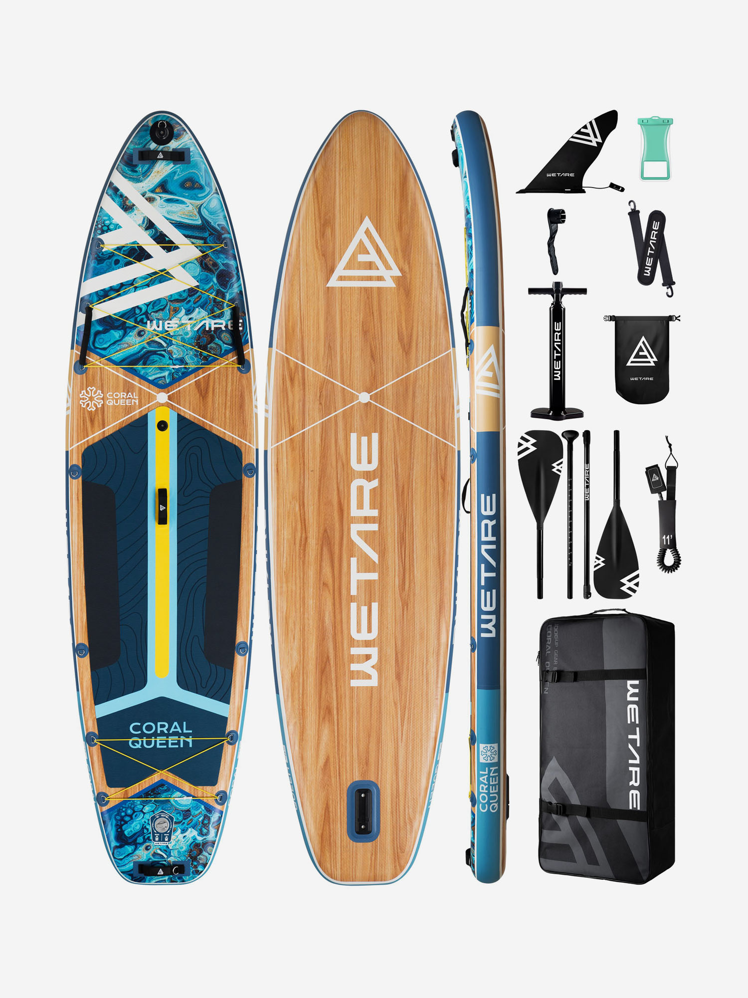 Надувная двухслойная SUP-доска WETARE Coral Queen BLUE 11'6" 350*88*15 см, сапборд, Голубой
Надувная двухслойная SUP-доска WETARE Coral Queen BLUE 11'6" 350*88*15 см, сапборд, Голубой