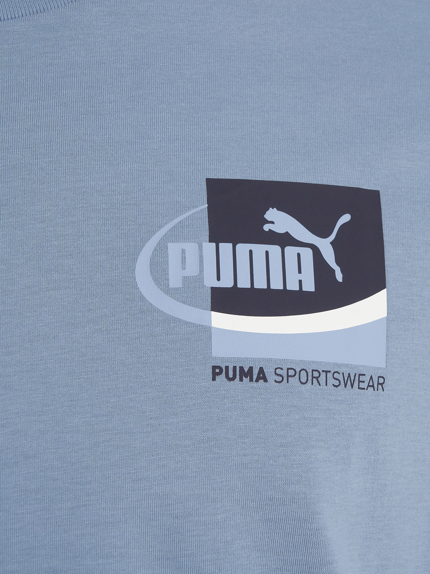фото Футболка мужская puma graphic, голубой