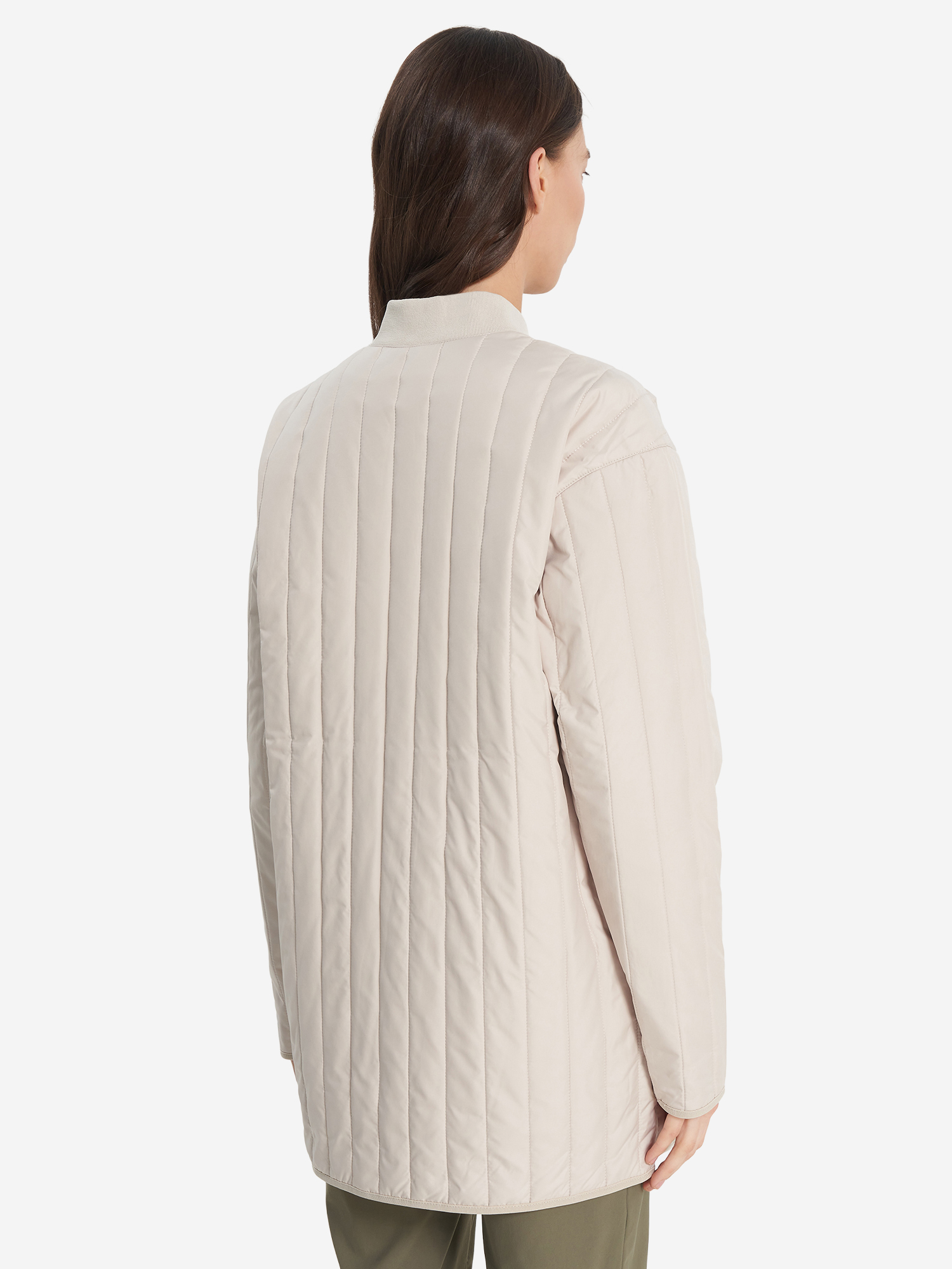 фото Куртка утепленная женская columbia peony park overshirt, бежевый