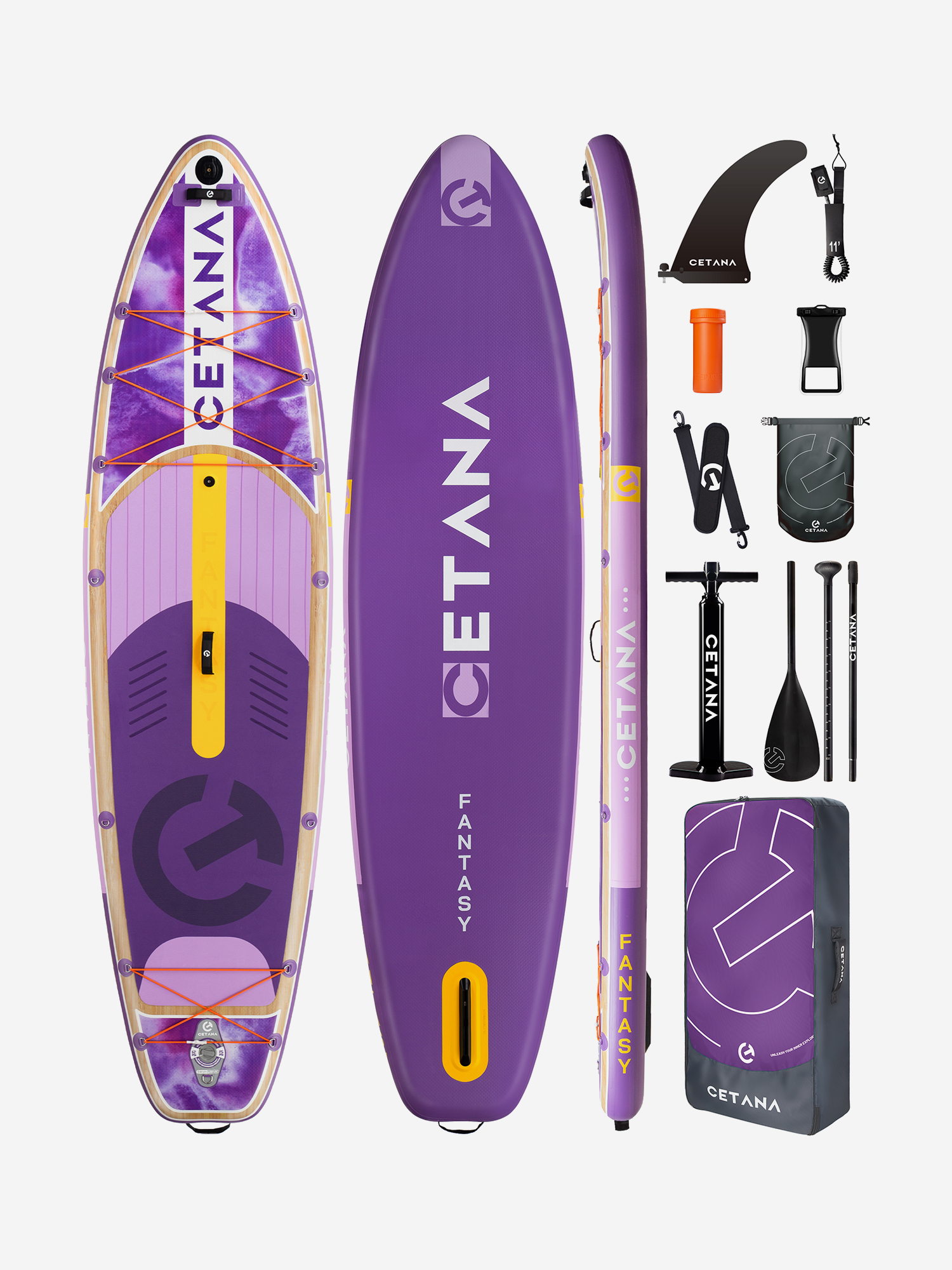 Надувная SUP-доска CETANA FANTASY PURPLE STD 11'6" 351*86*15 см сапборд, Фиолетовый
Надувная SUP-доска CETANA FANTASY PURPLE STD 11'6" 351*86*15 см сапборд, Фиолетовый